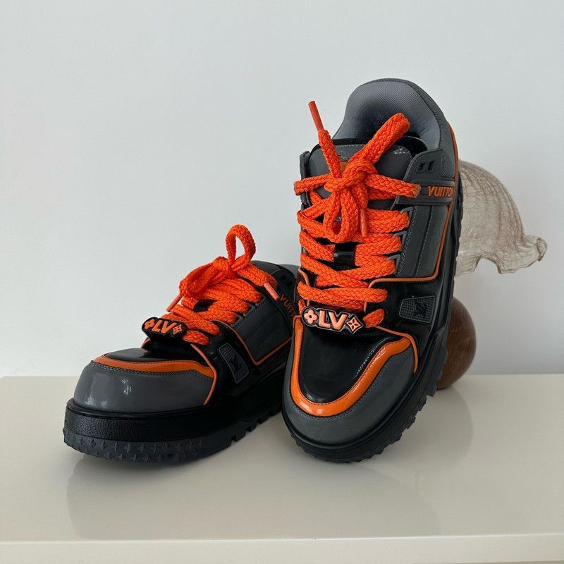 Louis Vuitton Louis Vuitton Trainer Maxi Low-Top Sneakers -2508 Size US 8 / EU 41 - 3 Thumbnail