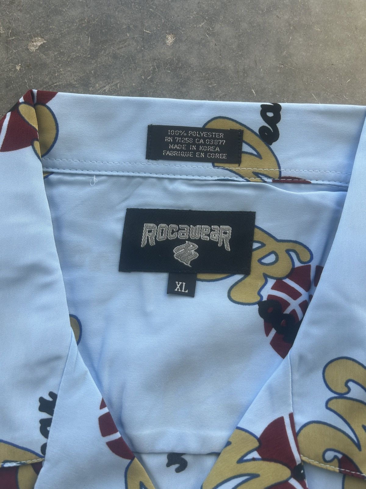 Rocawear × Vintage BNWT Vintage Y2K Rocawear Logo Button Up Shirt Size US XXL / EU 58 / 5 - 5 Thumbnail