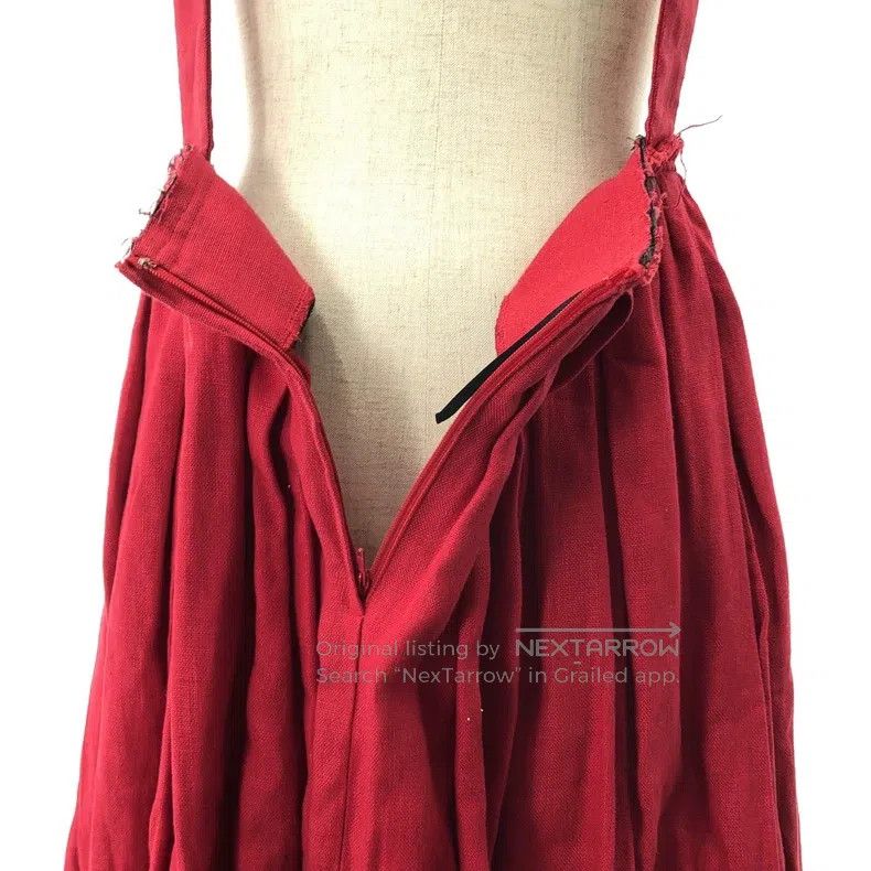 Comme des Garcons Comme Des Garcons Red retro strap skirt Size S / US 4 / IT 40 - 6 Thumbnail