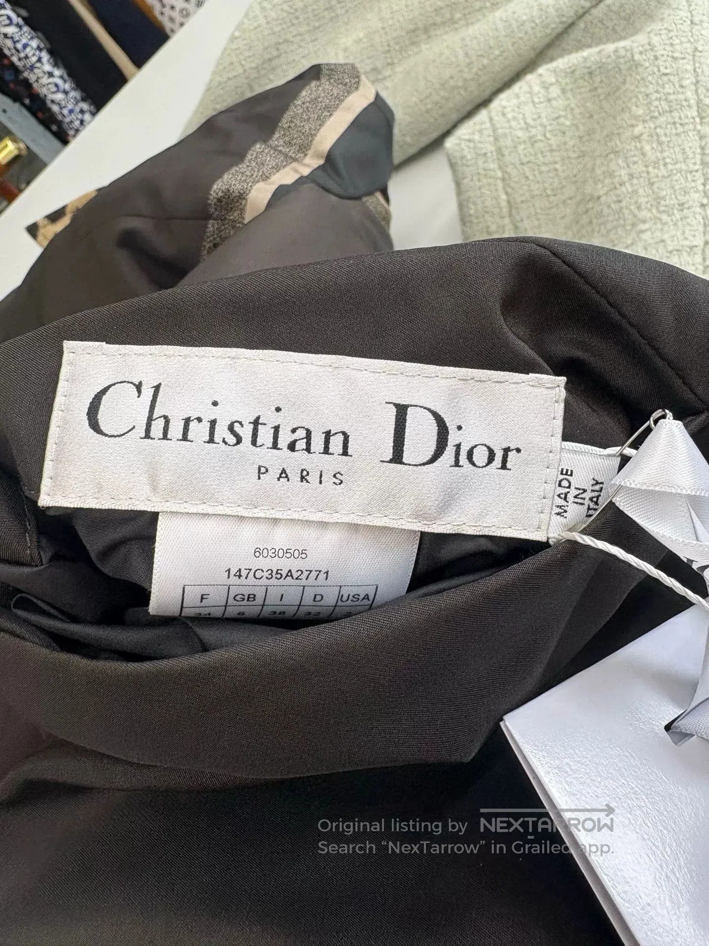 Dior dior black houndstooth reversible jacket size 34. Size US S / EU 44-46 / 1 - 3 Thumbnail
