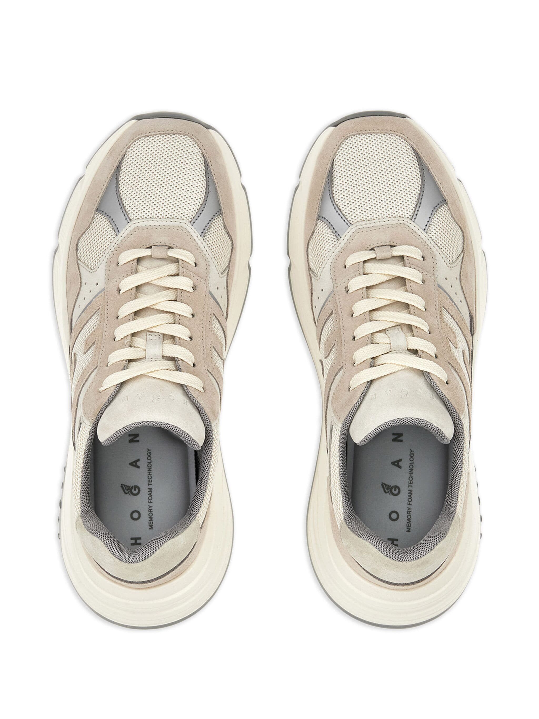 Hogan o1s22i1n1024 Hi-Fidelity Low-Top Sneakers in Beige Size US 7 / IT 37 - 5 Thumbnail