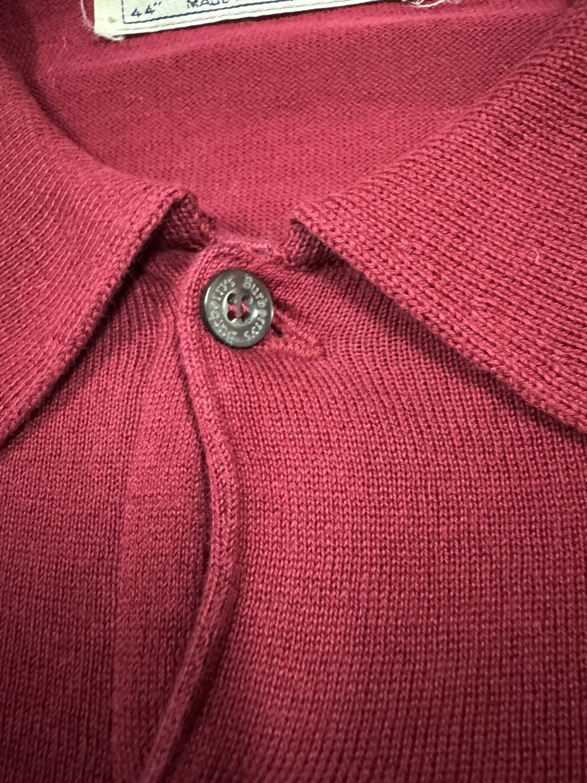 Burberry × Vintage Vtg🎈Burberrys Polo Shirt Jumper Oversized Made In England Size US S / EU 44-46 / 1 - 18 Thumbnail