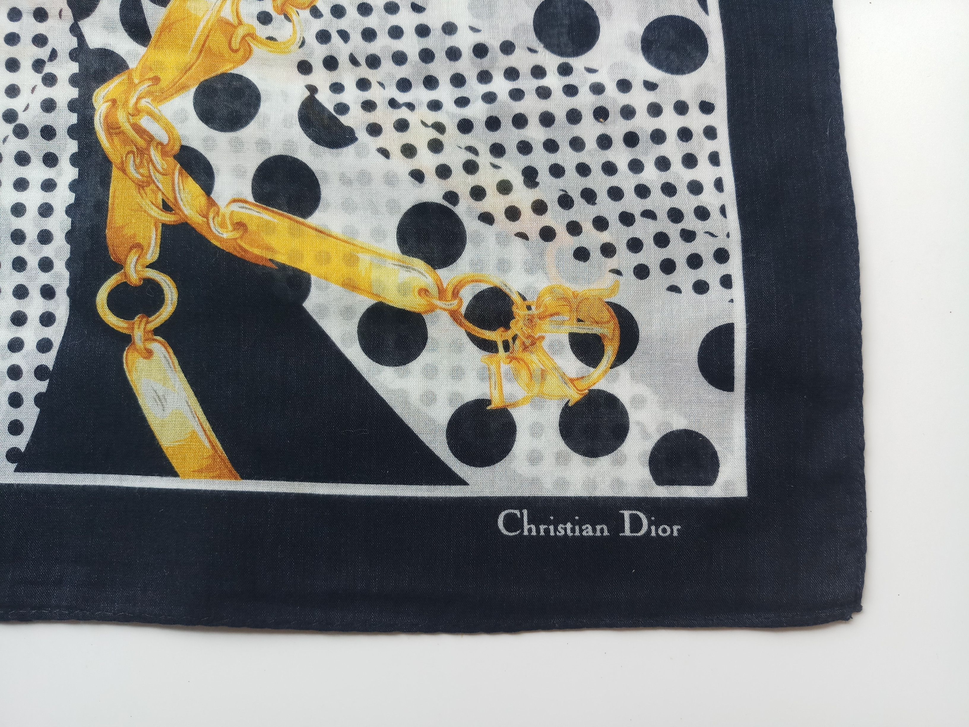 Christian Dior Monsieur VTG Christian Dior handkerchief Bandana Size ONE SIZE - 2 Thumbnail
