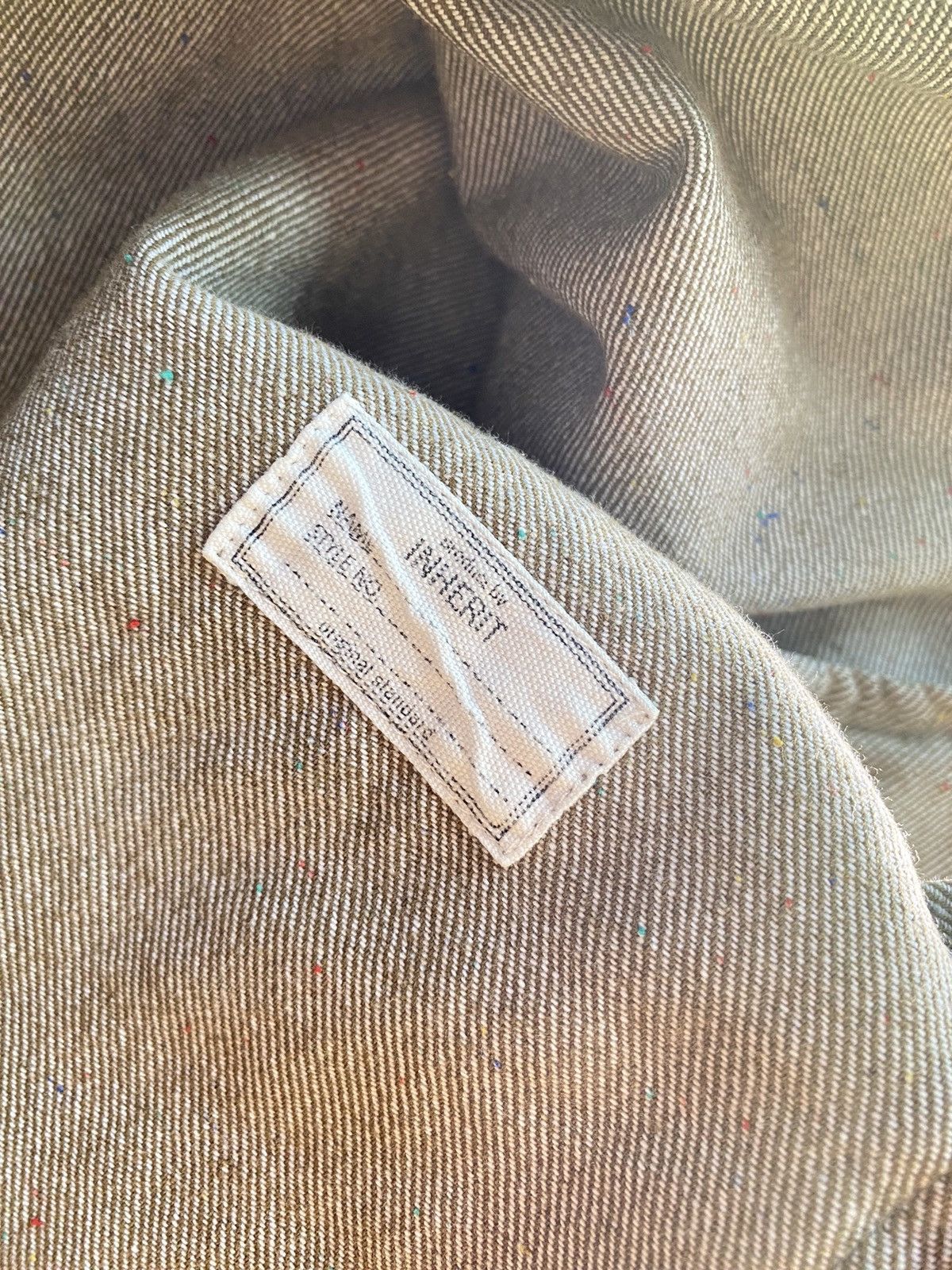 Designer × Japanese Brand INHERIT Brown Collared Shirt. Size US M / EU 48-50 / 2 - 5 Thumbnail