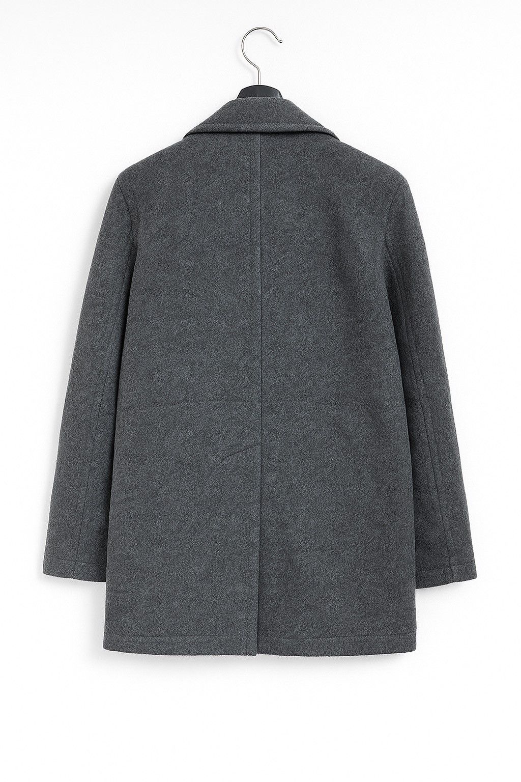 DKNY DKNY Charcoal Wool Peacoat | Women’s Double-Breasted Coat Size US S / EU 44-46 / 1 - 2 Thumbnail