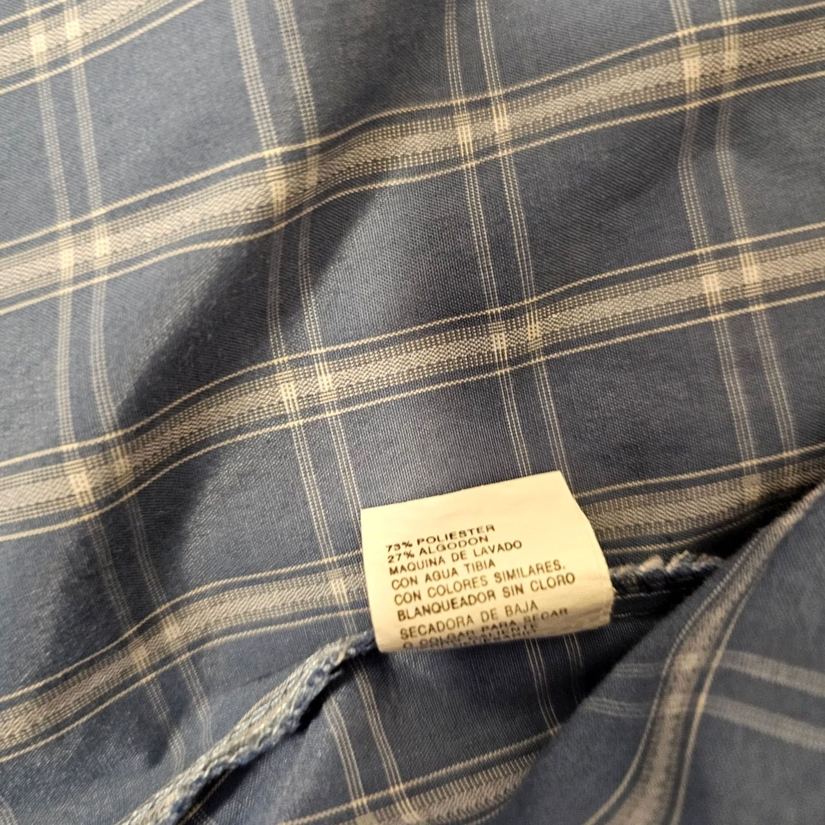 Vintage VINTAGE Ely Cattleman Shirt Men's XL Blue Plaid Western Pockets Pearl Snap Button Down Size US XL / EU 56 / 4 - 3 Thumbnail