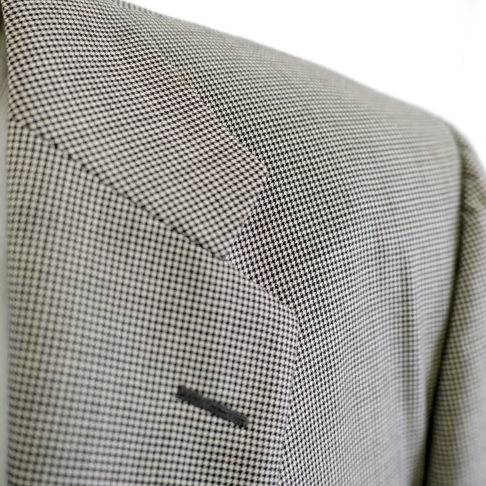 Hickey Freeman Hickey Freeman 44S Loro Piana Tasmanian Super 130s Wool Gray Size 44S - 2 Thumbnail