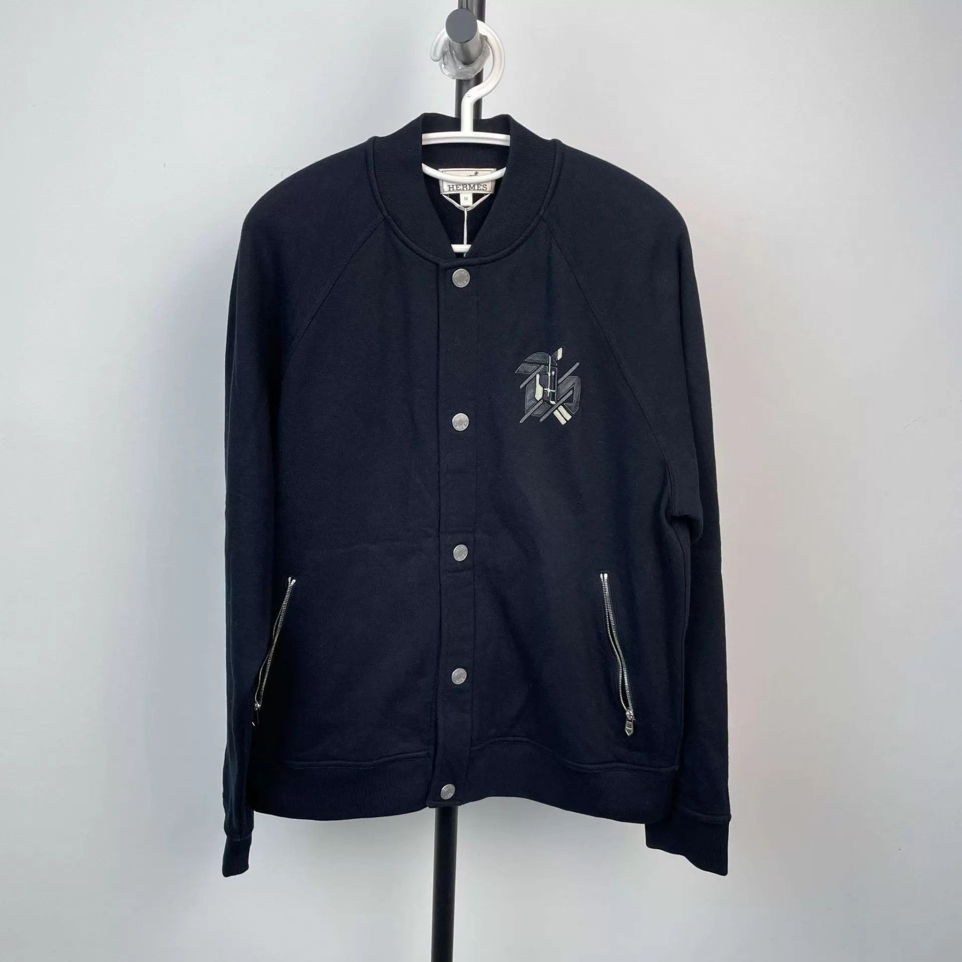 Hermes Hermès Black Velvet Jacket 36 98 New Size US M / EU 48-50 / 2 - 1 Thumbnail