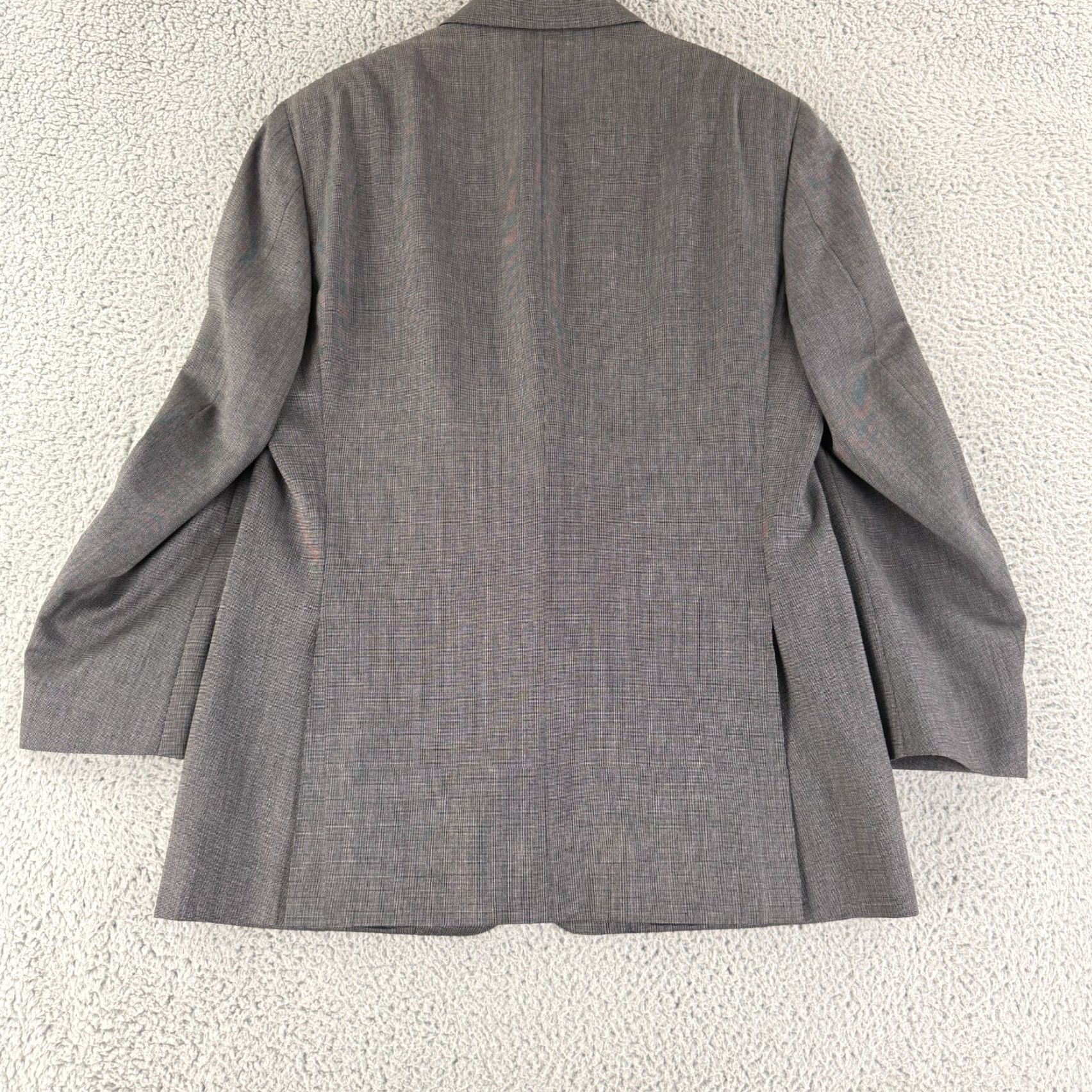 Canali Canali Blazer Coat Jacket Mens 44R Gray 100% Wool Made in Italy LS Blazer Size 44R - 5 Thumbnail