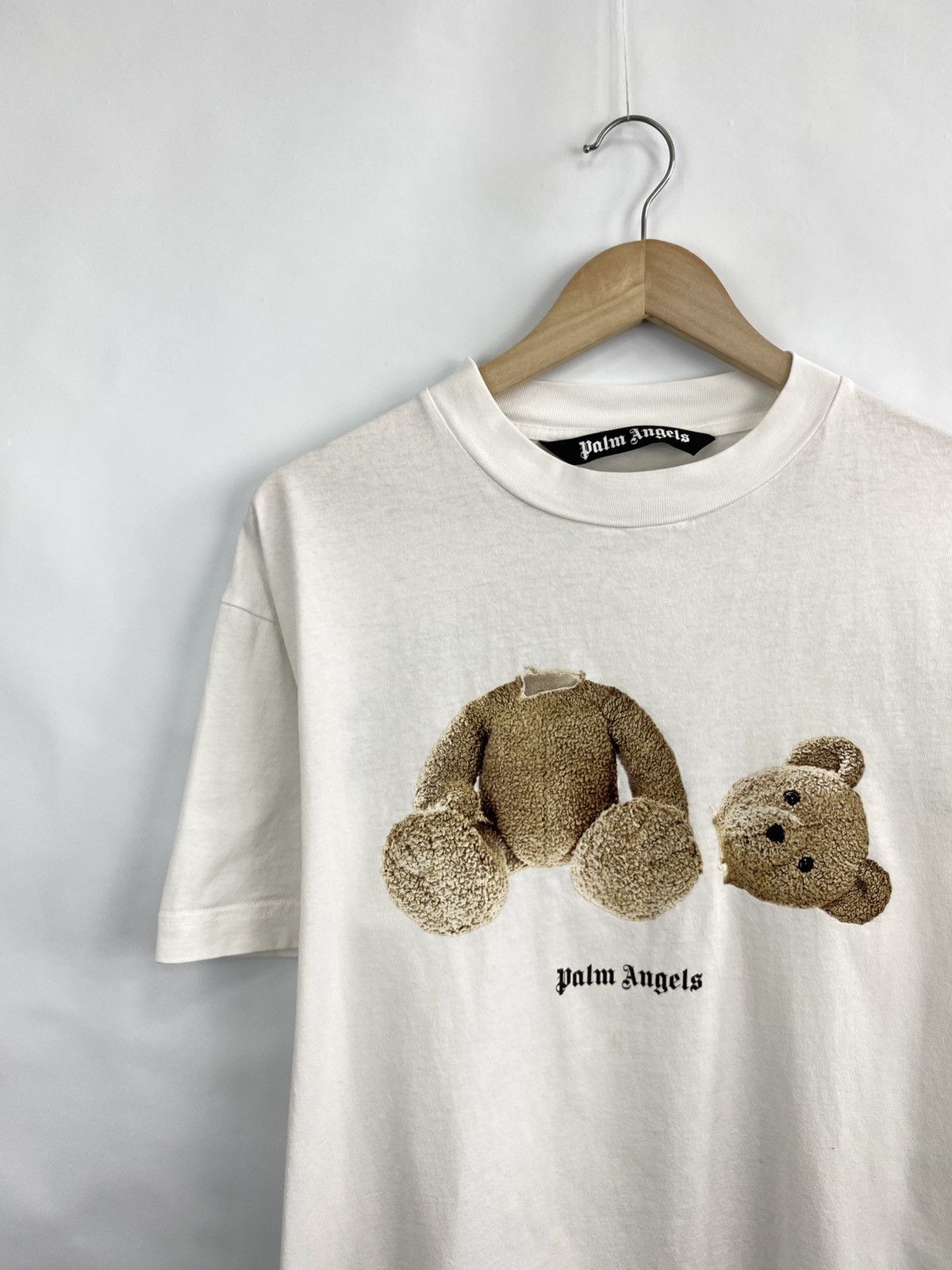 Palm Angels Palm Angels Kill Teddy Logo T-Shirt Size US M / EU 48-50 / 2 - 2 Thumbnail