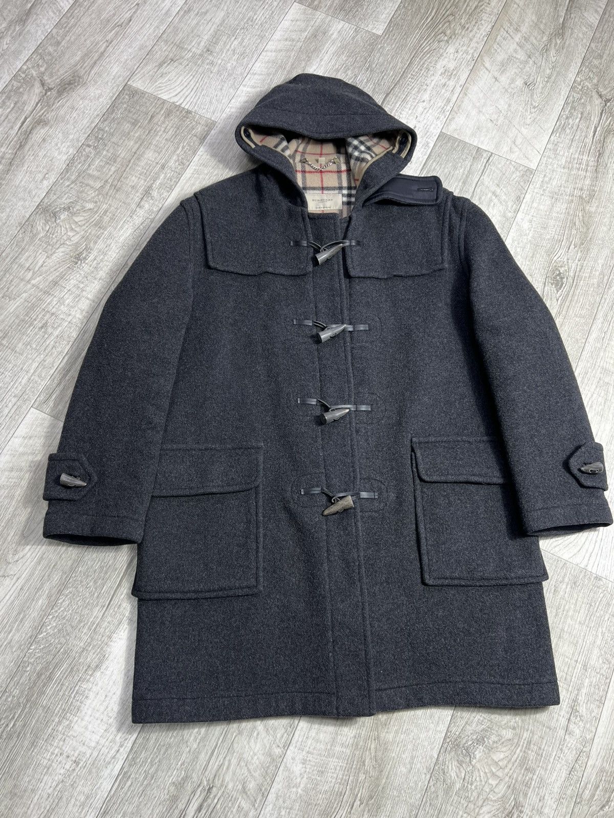Burberry Vintage Burberry Wool Coat Luxury Old Money London Size US L / EU 52-54 / 3 - 2 Thumbnail