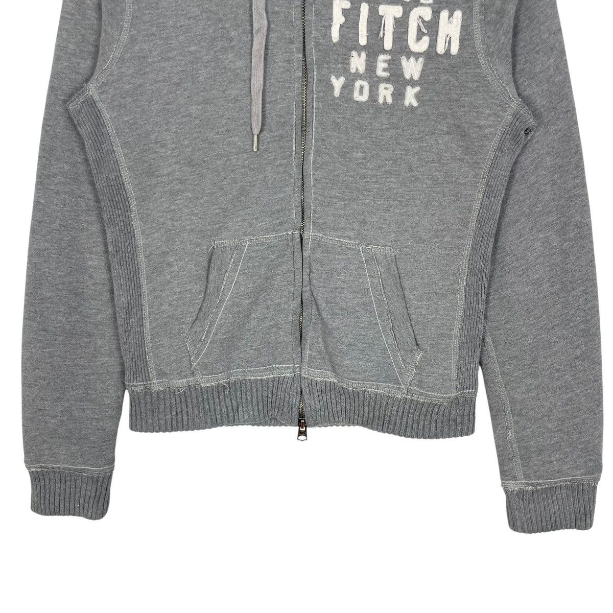 Abercrombie & Fitch Vintage Abercrombie Faux Fur Patchwork Hoodie - Size S Size US S / EU 44-46 / 1 - 6 Thumbnail