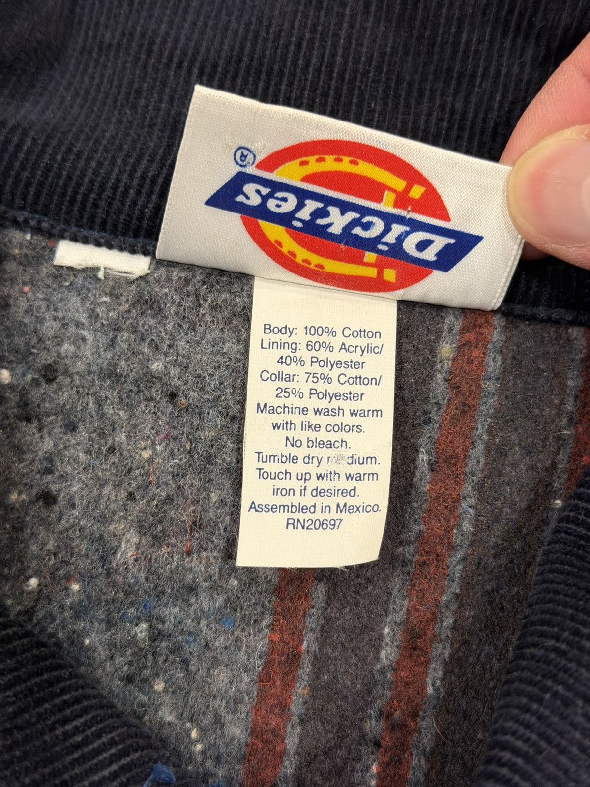 Dickies Vintage Dickies Denim Blanket Lined Chore Jacket Size US XL / EU 56 / 4 - 10 Thumbnail
