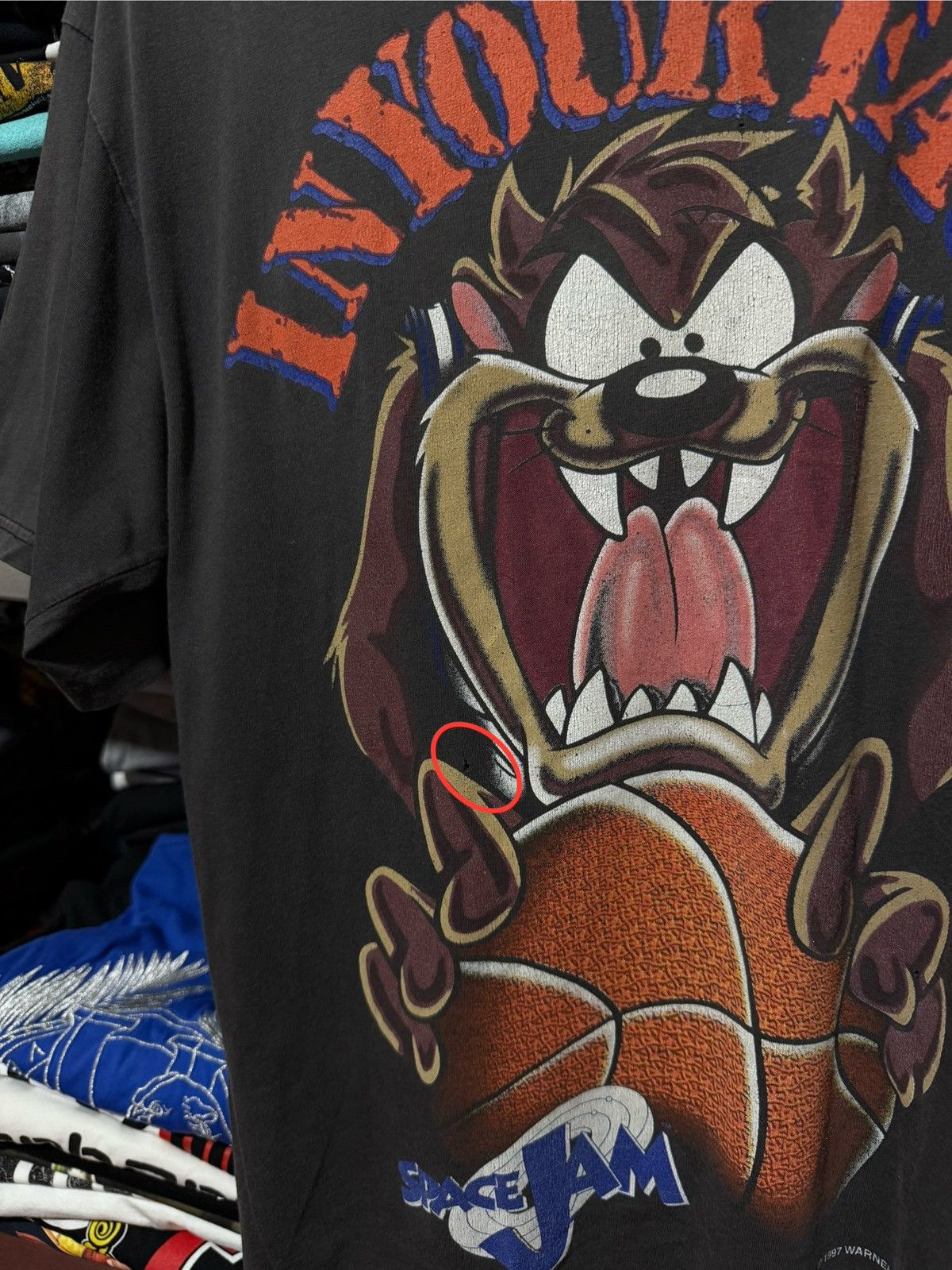 Vintage Vintage 1997 Space Jam Looney Tunes Warner Bros T-Shirt Y2K Size US XL / EU 56 / 4 - 9 Thumbnail