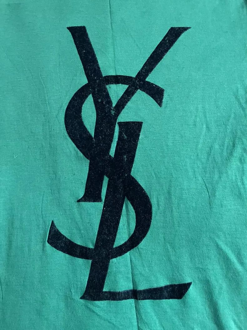 Saint Laurent Paris Saint laurent paris size 36 Logo flocked short sleeves 250 Size US M / EU 48-50 / 2 - 2 Thumbnail