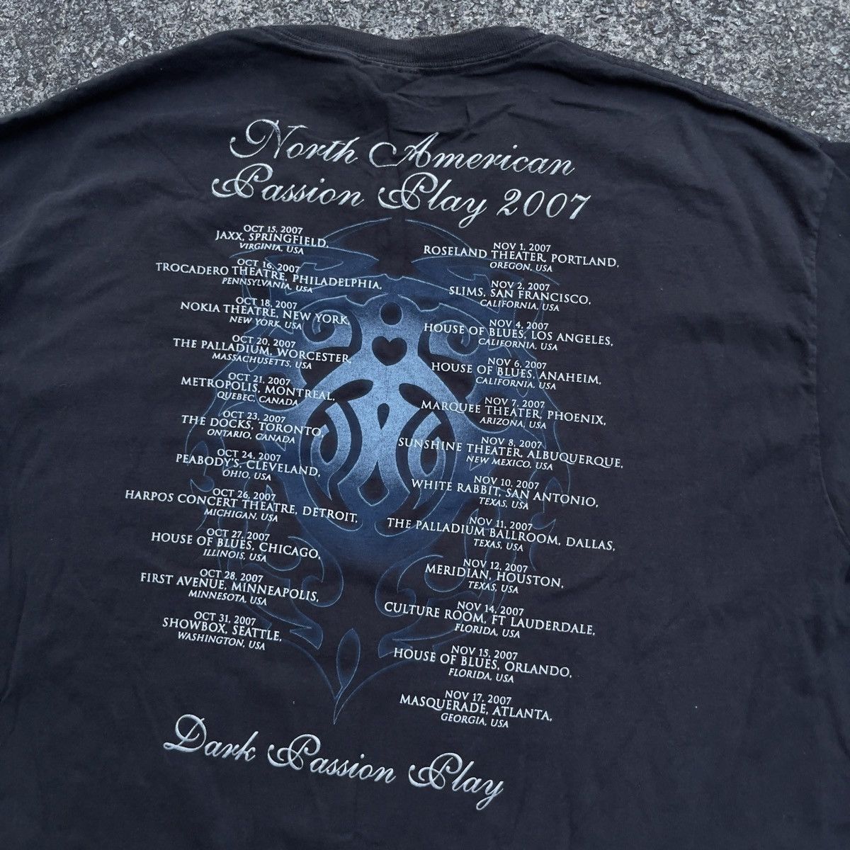 Band Tees × Hanes × Vintage Vintage 2007 NIGHTWISH PASSION PLAY Tour Shirt Size US XL / EU 56 / 4 - 5 Thumbnail