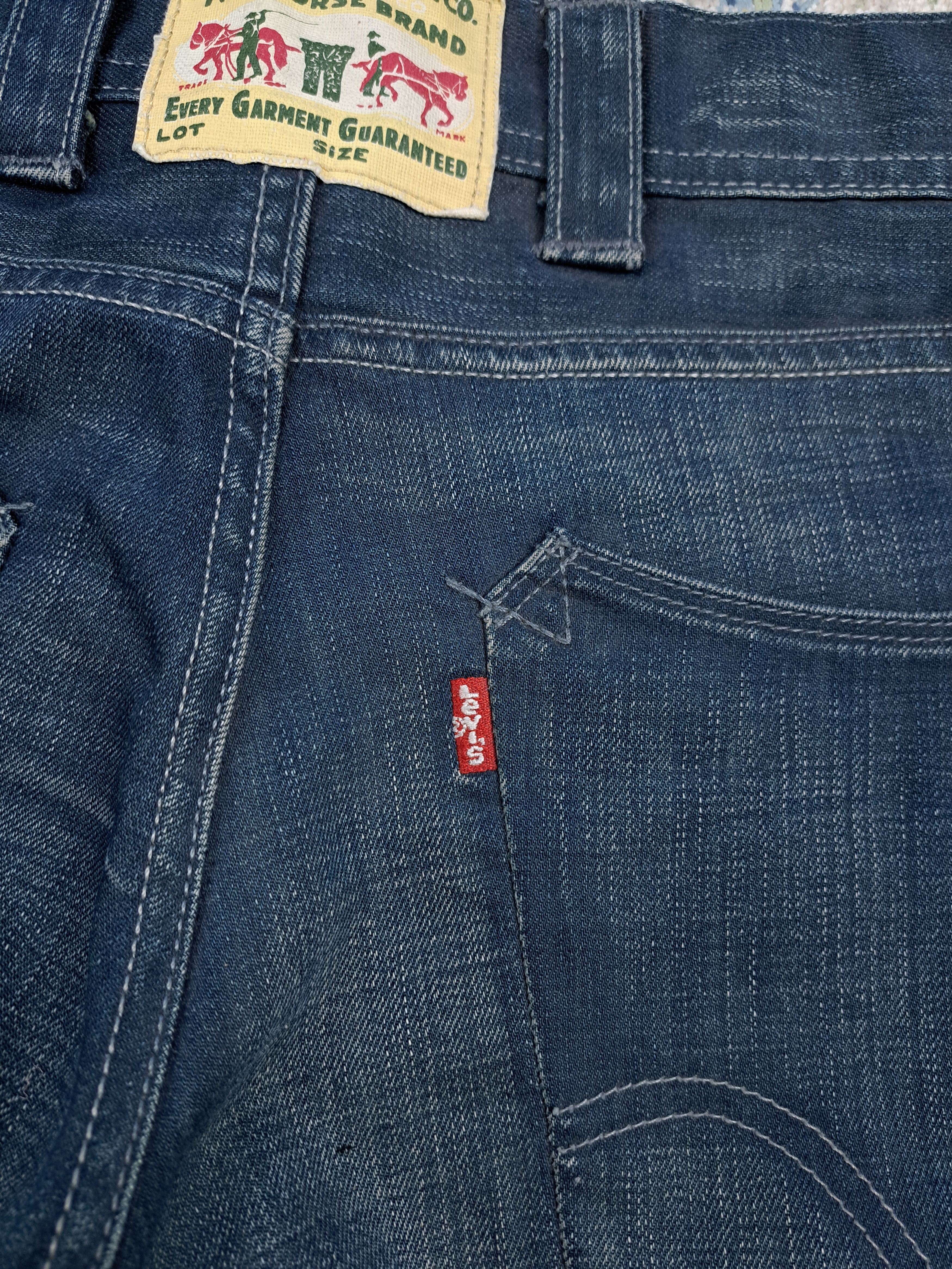 Levi's Vintage y2k Levis Low Rise Luster Denim Embroidered Red Tab Size US 30 / EU 46 - 8 Thumbnail