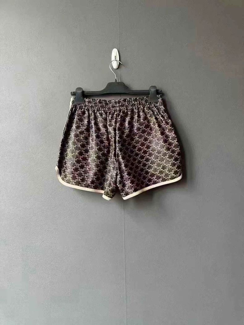 Celine Celine Printed Leather Shorts Size US 38 / EU 54 - 2 Thumbnail