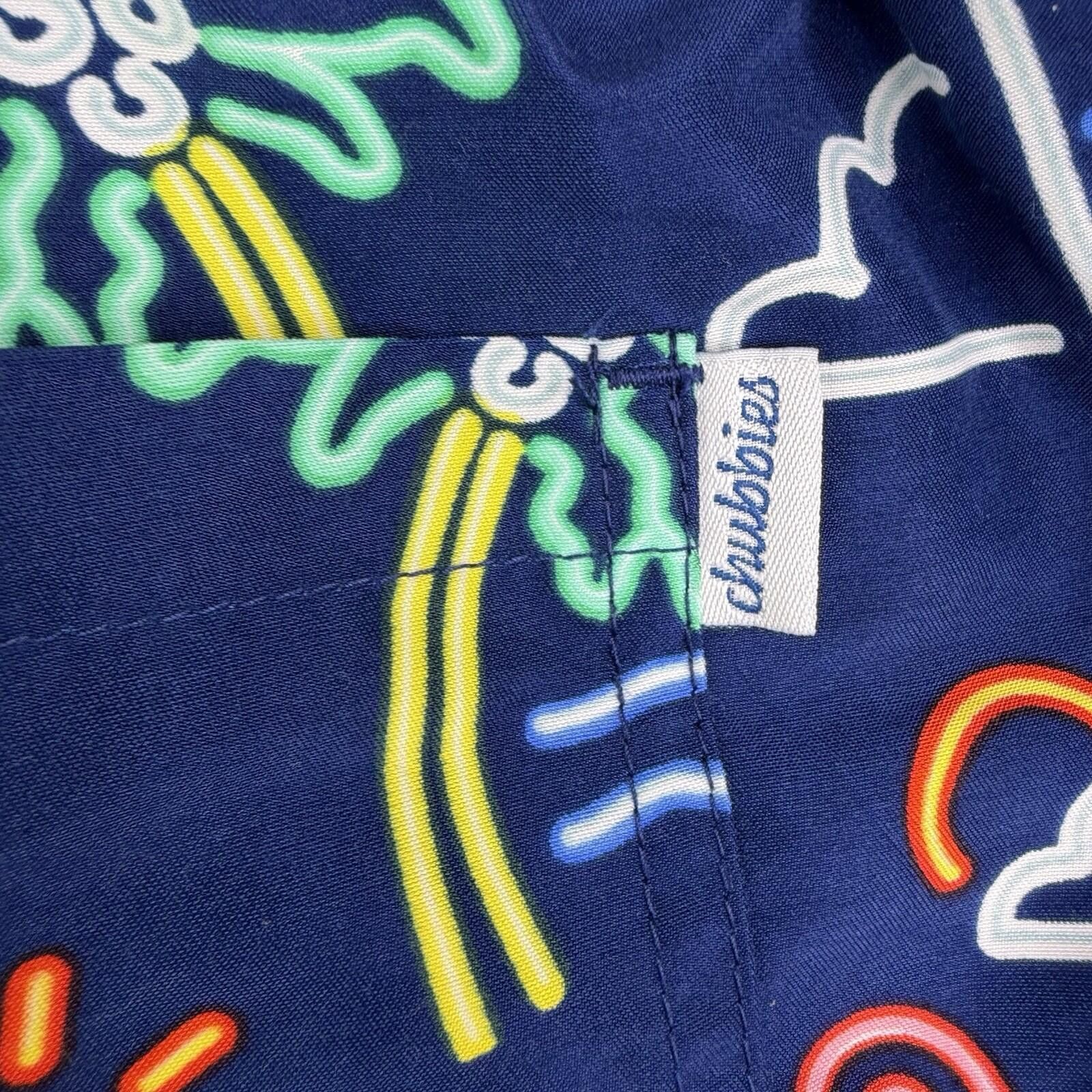 Chubbies Chubbies Neon Glades Swim Trunks Men's Large (32x7) Lined Size US 34 / EU 50 - 10 Thumbnail