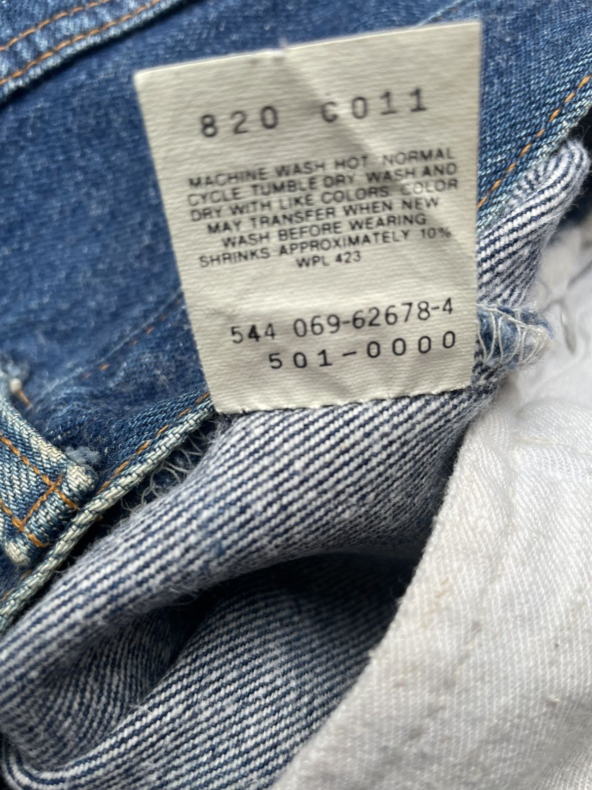 Levi's Vintage 1989 Levis 501 XX Usa Size US 30 / EU 46 - 16 Thumbnail