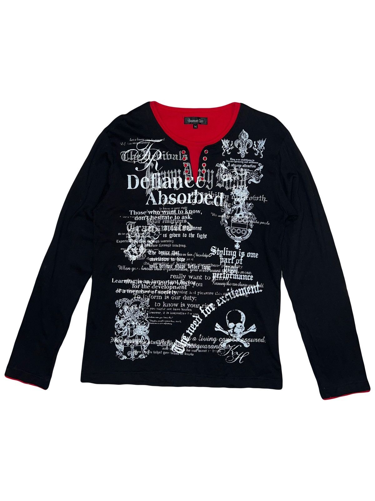 Japanese Brand Beaumont Carr Punk Seditionaries Longsleeve ☠️➕ Size US M / EU 48-50 / 2 - 3 Thumbnail