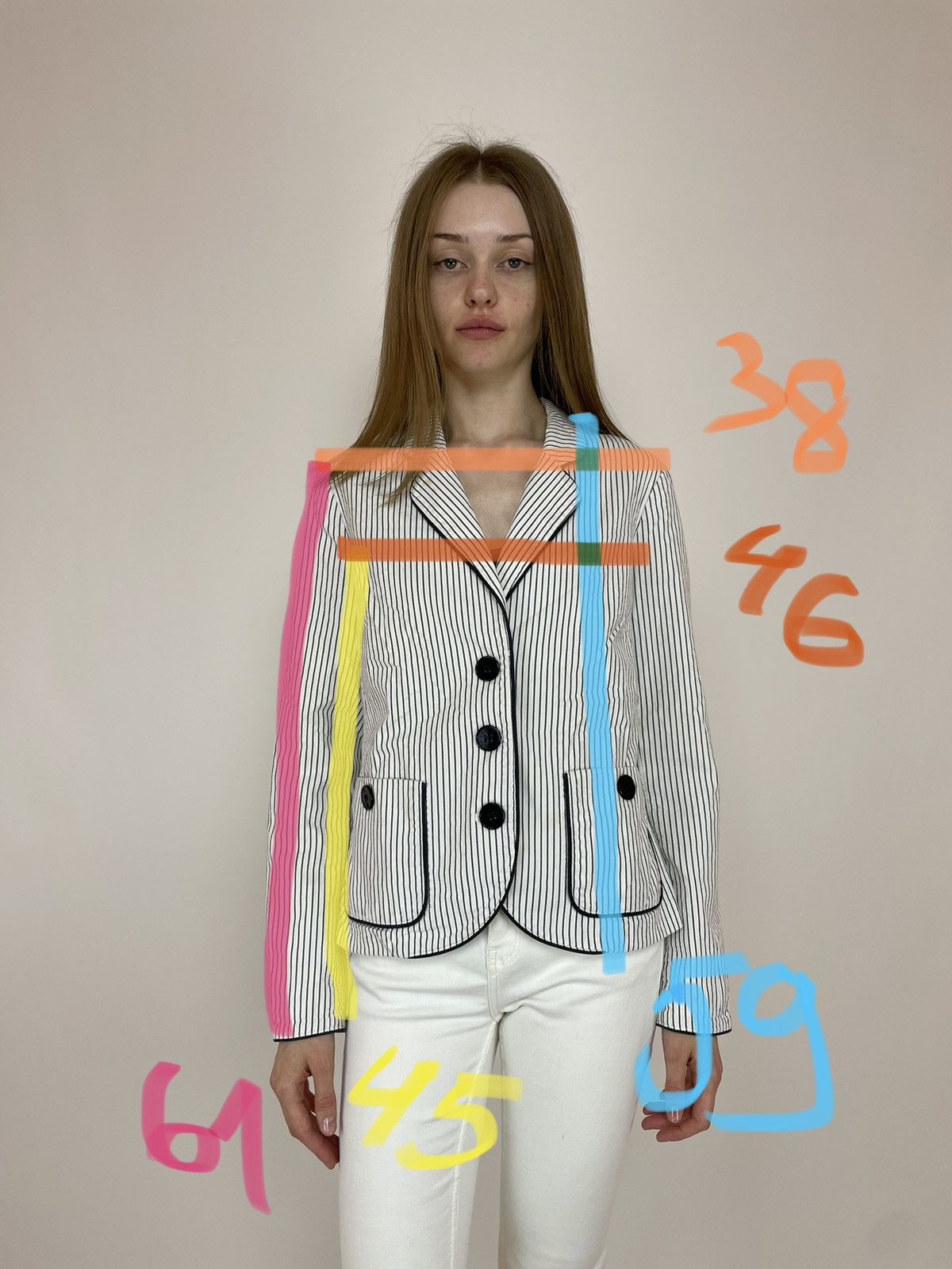 Lacoste × Vintage LACOSTE VINTAGE BLAZER JACKET WOMEN'S size 40 Size S / US 4 / IT 40 - 14 Thumbnail