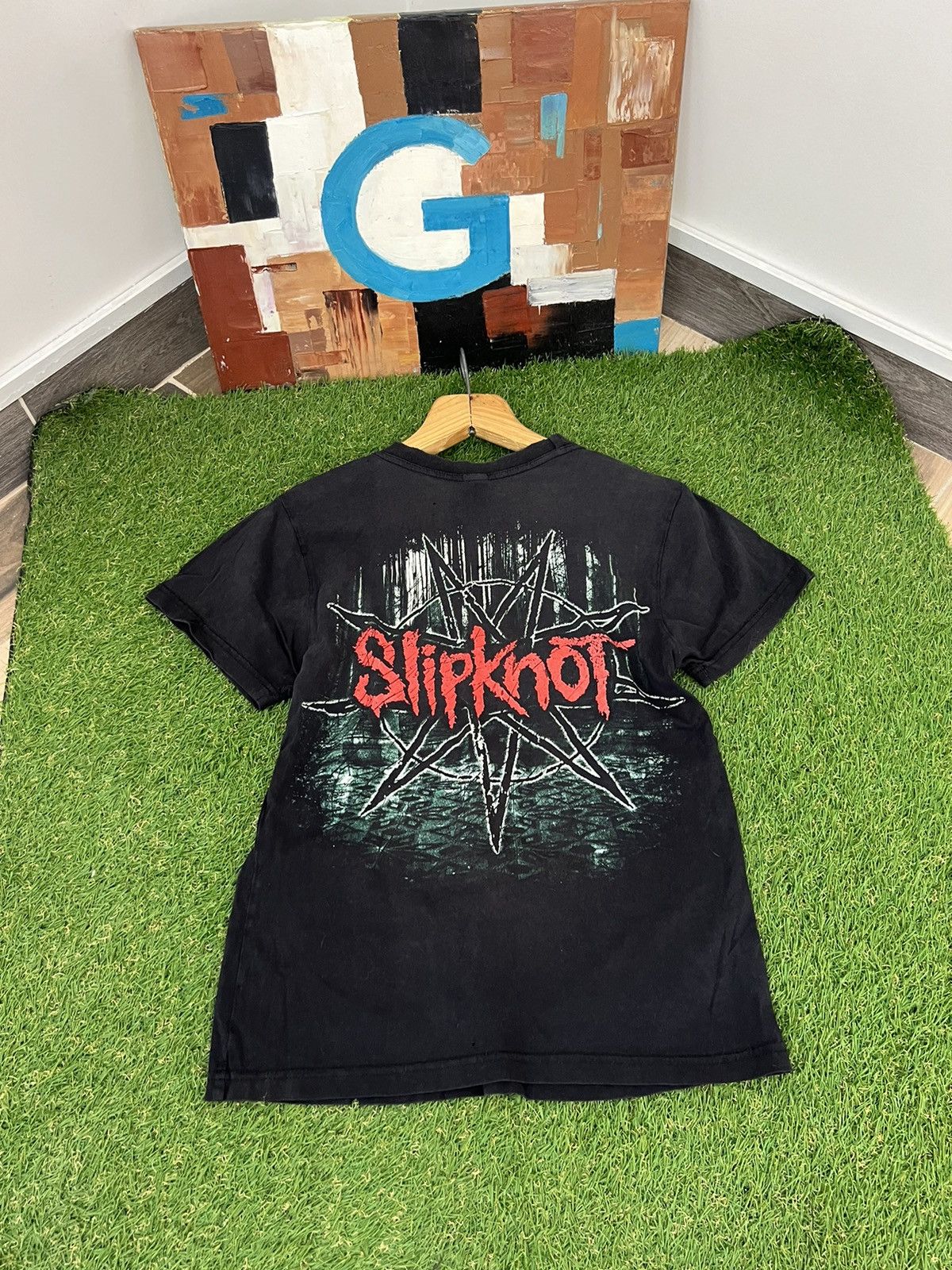 Band Tees × Slipknot × Vintage Vintage y2k Slipknot 00s T-Shirt rock band tee siz S Size US S / EU 44-46 / 1 - 7 Thumbnail