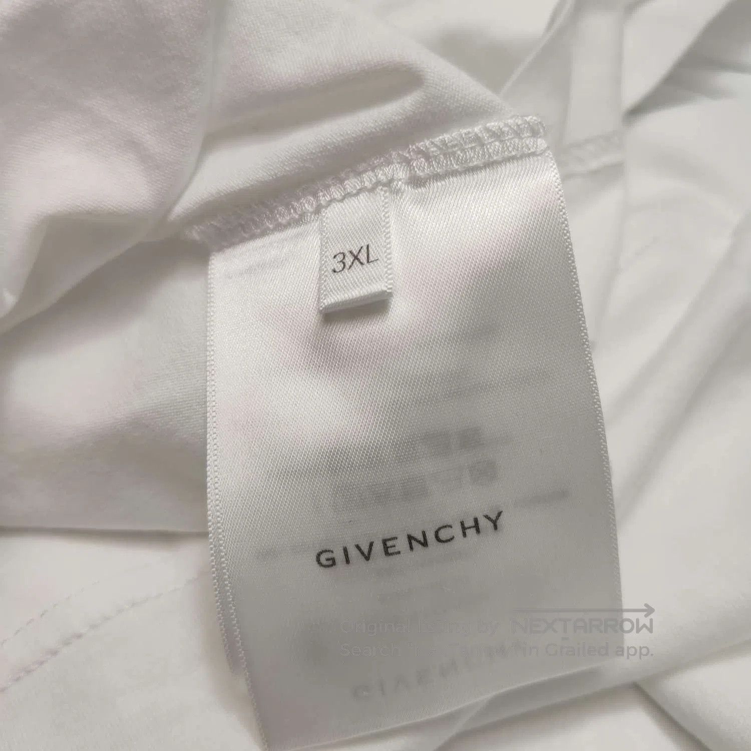 Givenchy Givenchy Cotton Logo Crewneck T-Shirt XXXL. Size US XXL / EU 58 / 5 - 5 Thumbnail
