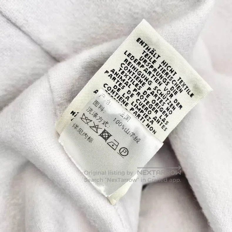 Hermes Hermes Cashmere Purple Mixed Leather Cashmere Coat Size XS / US 0-2 / IT 36-38 - 6 Thumbnail