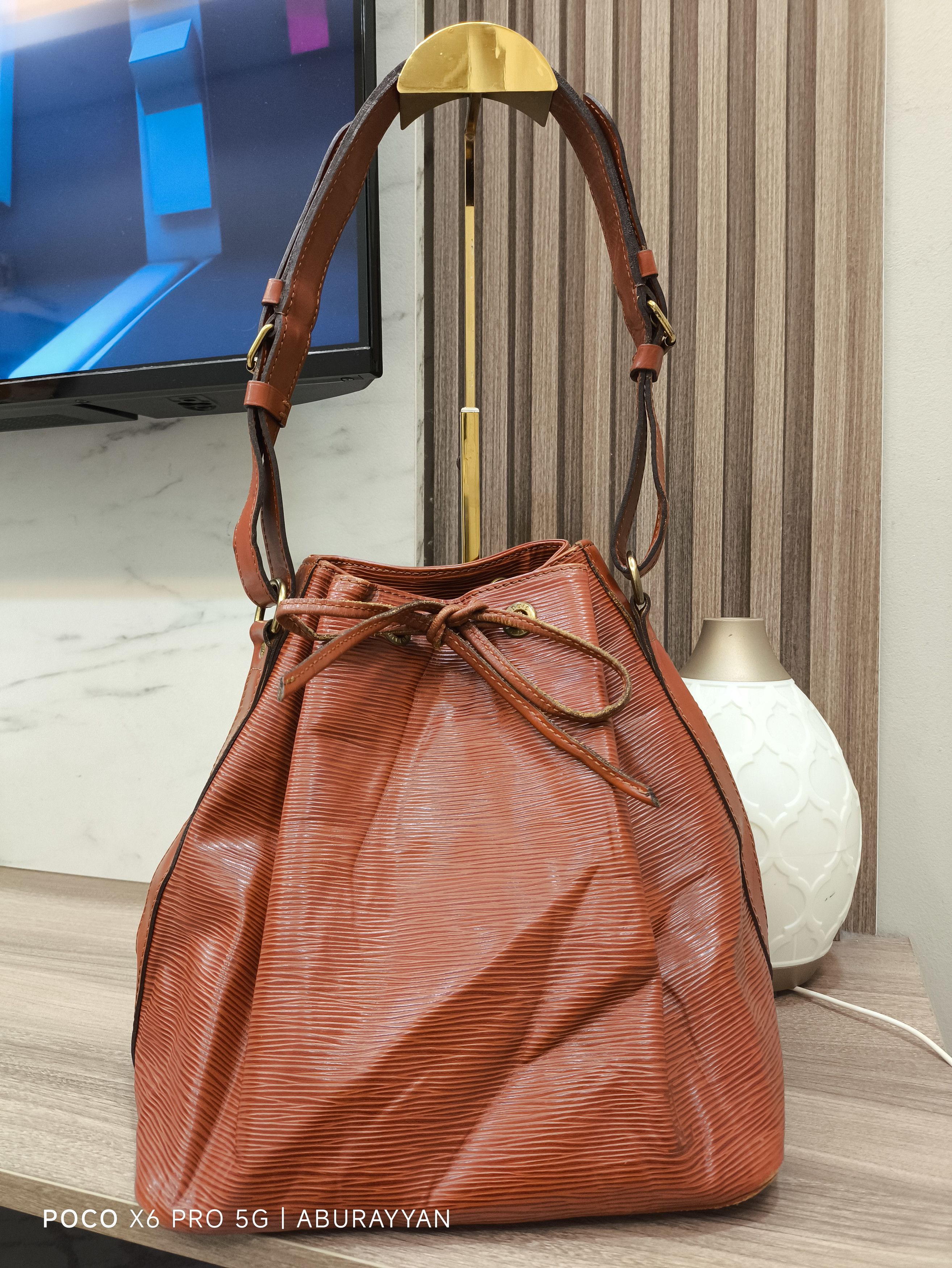 Louis Vuitton Louis Vuitton Brown Epi Leather Petit Noe Shoulder Bag Size ONE SIZE - 1 Thumbnail