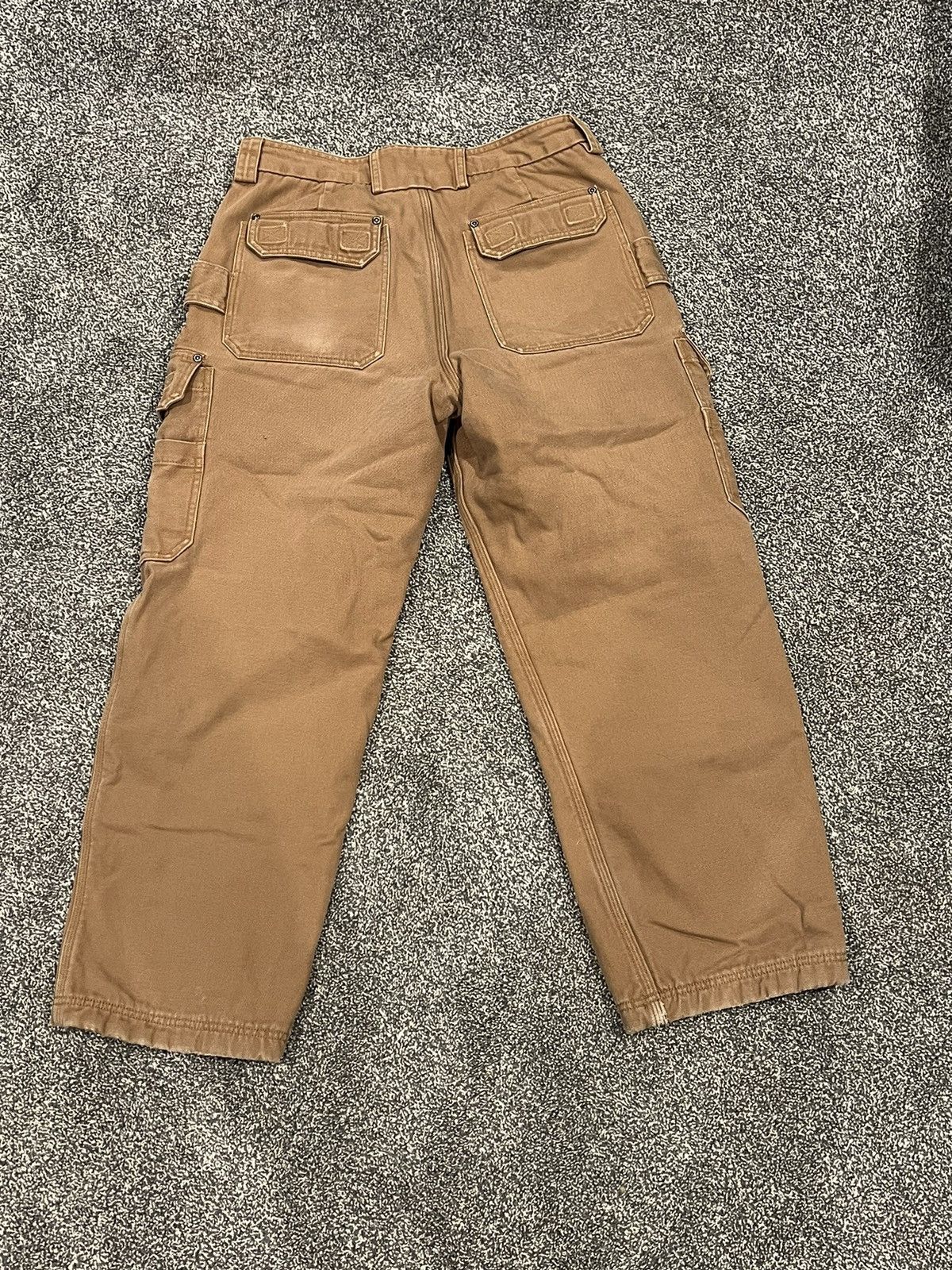 Japanese Brand × Vintage Baggy Vintage Fleece Lined Cargo Pants Size US 32 / EU 48 - 8 Thumbnail