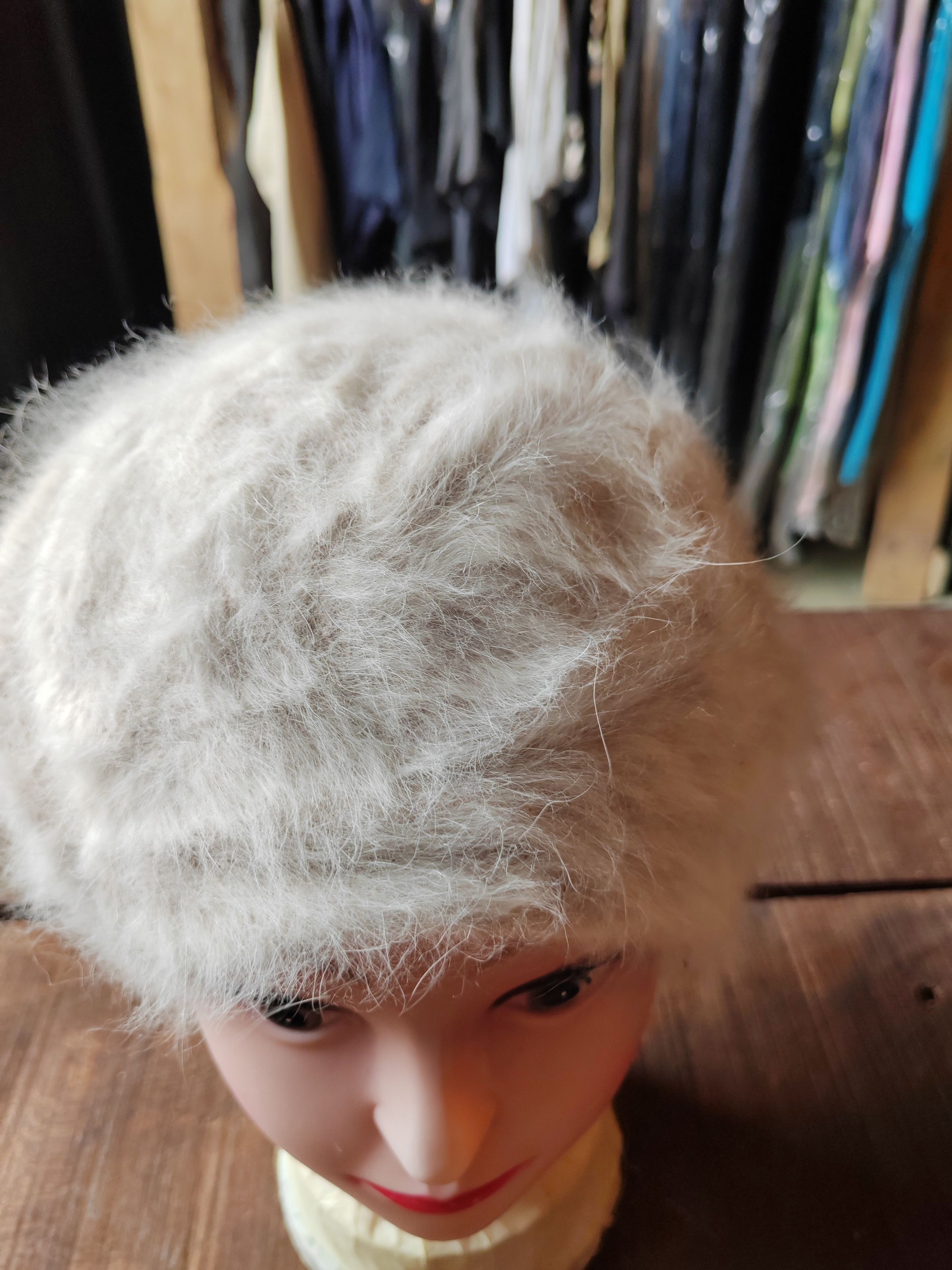 Japanese Brand Vintage Japanese Rabbit Fur Hat Size ONE SIZE - 2 Thumbnail