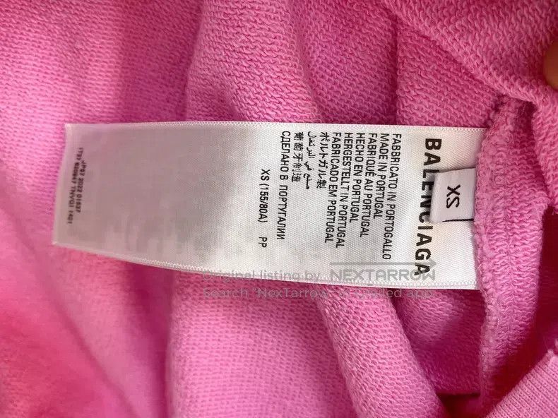 Balenciaga Balenciaga Pink Hoodie Size US XS / EU 42 / 0 - 6 Thumbnail