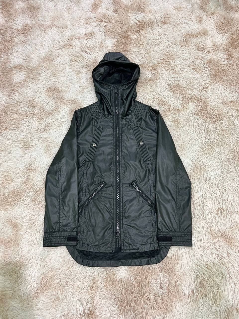 image of Archival Clothing x Genetic Manipulation Shinichiro Kuriya Genetic Manipulation Jacket in Black (Si
