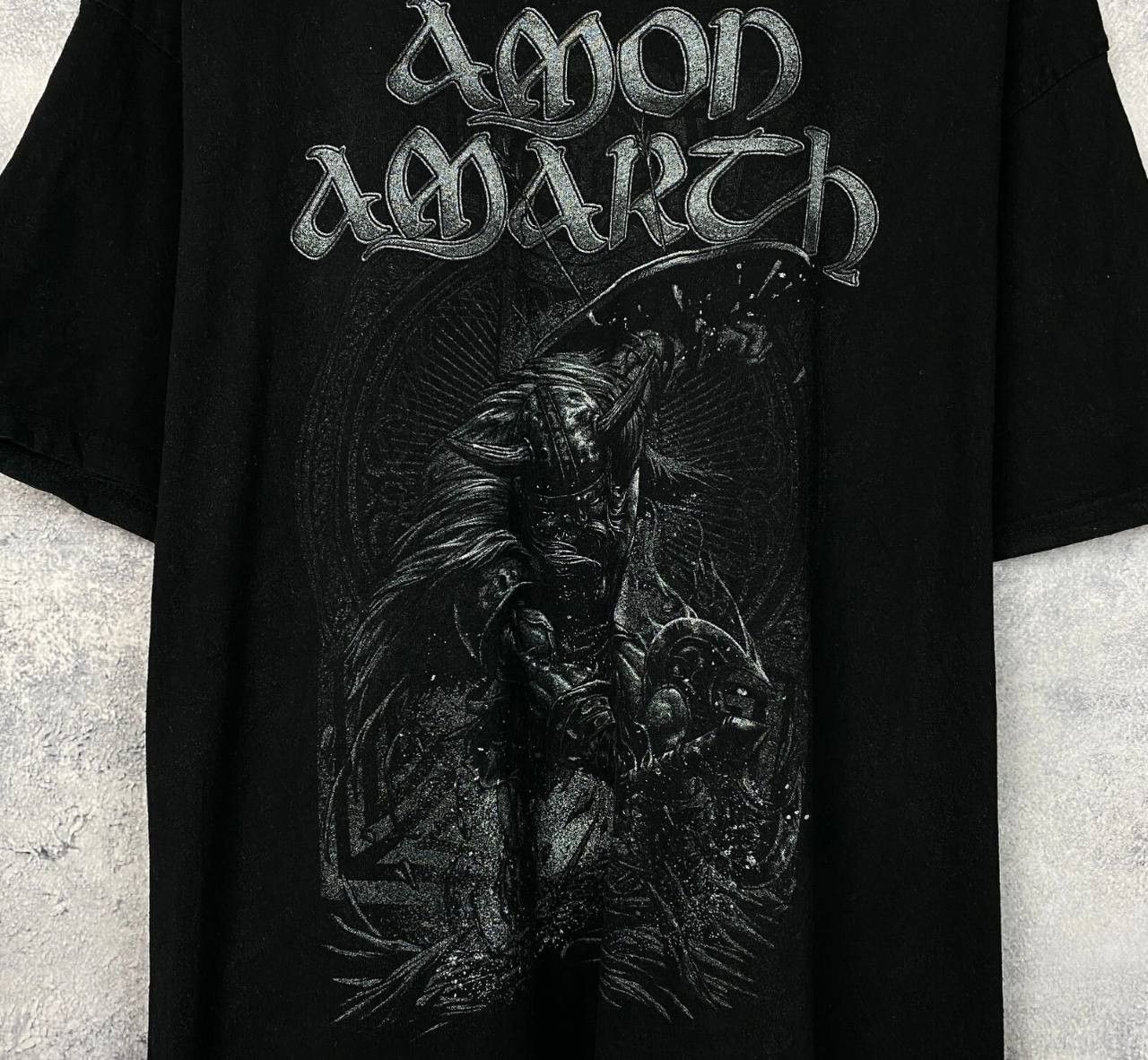 Band Tees Amon Amarth Tee Men's Size 4XL Black Short Sleeve ` Size US XXL / EU 58 / 5 - 3 Thumbnail