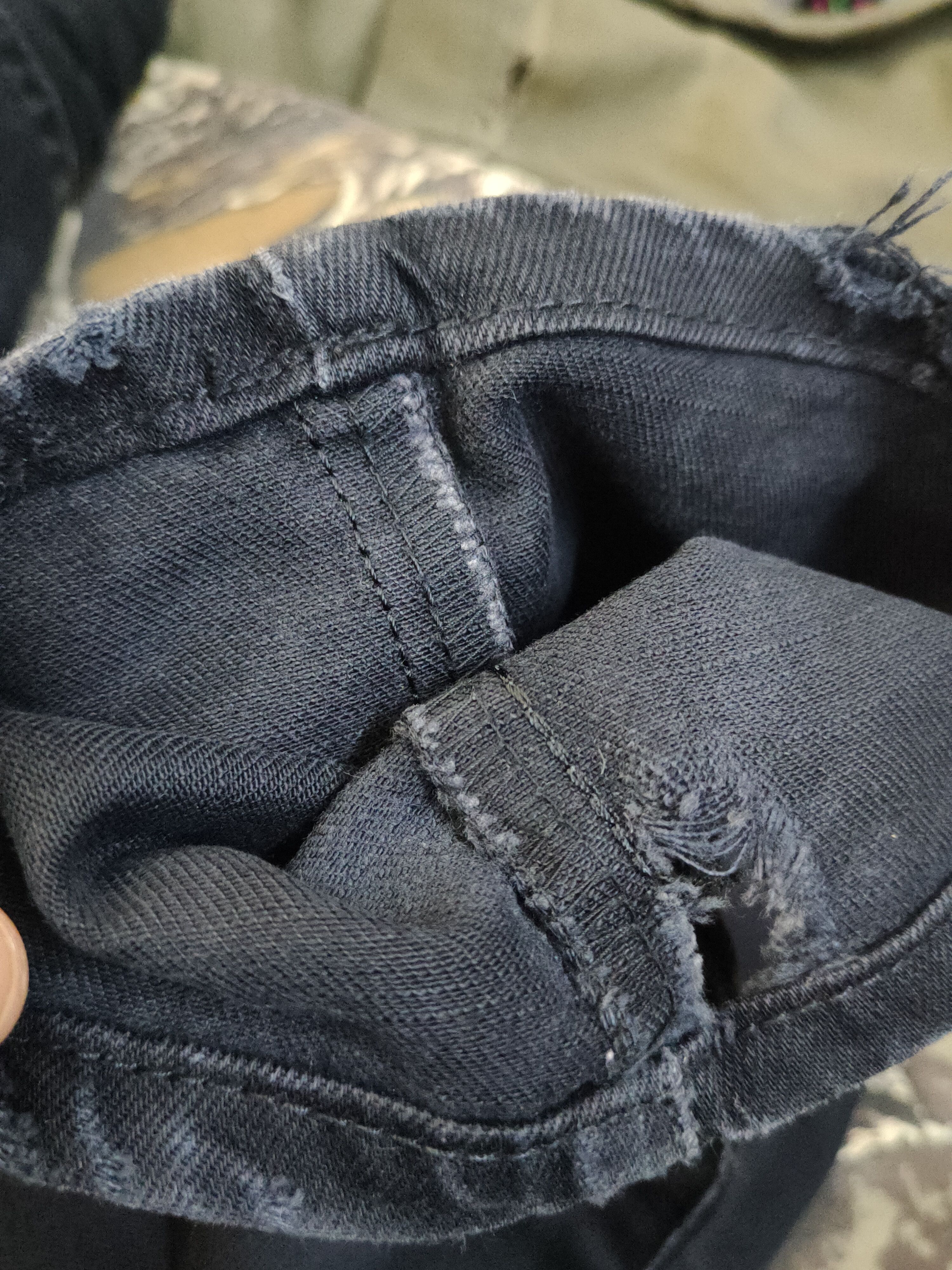 Edwin Edwin Black Distressed Ripped denim Jeans #W1714 Size US 30 / EU 46 - 13 Thumbnail