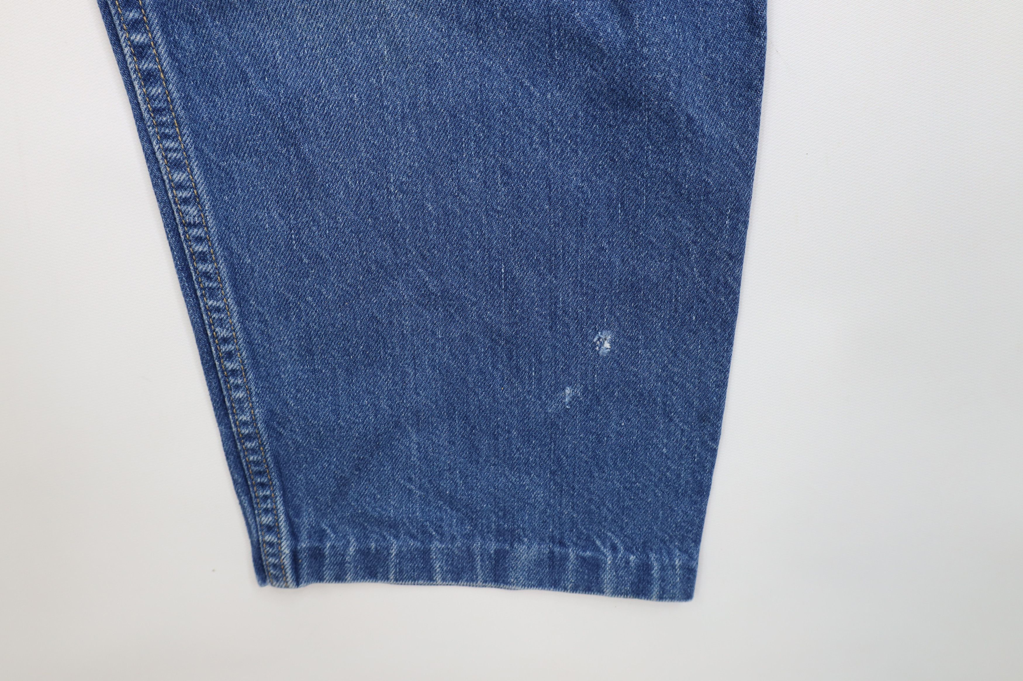 Vintage Vintage 70s Streetwear Pleated High Waisted Denim Jeans USA Size 36" / US 14 / IT 50 - 5 Thumbnail