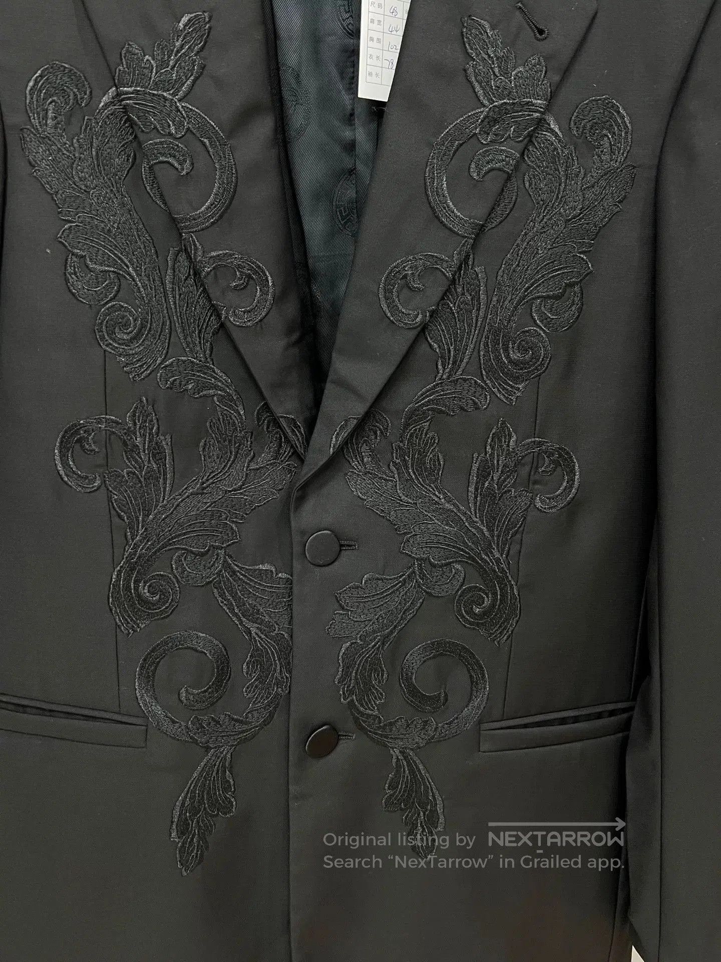 Versace Versace Embroidered Suit. Size US M / EU 48-50 / 2 - 7 Thumbnail
