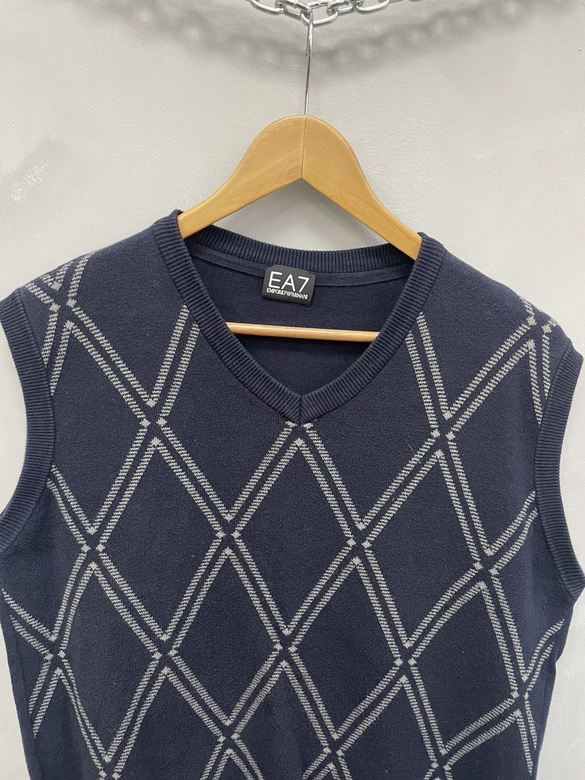 Emporio Armani × Japanese Brand × Vintage VINTAGE ARCHIVE Y2K GOLF STYLE KNITTED VEST EMPORIO ARMANI Size US M / EU 48-50 / 2 - 5 Thumbnail