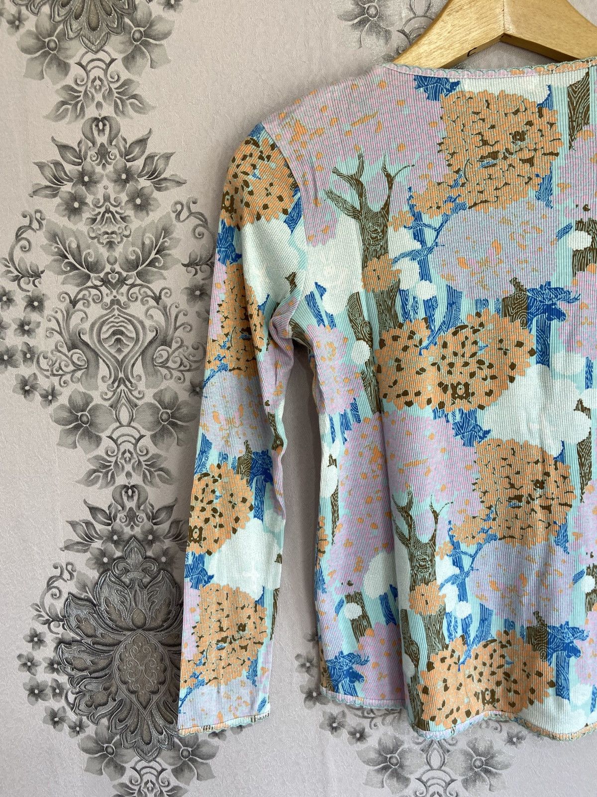 Issey Miyake Ne-Net By Issey Miyake Tree Pattern Long Sleeve Size US M / EU 48-50 / 2 - 10 Thumbnail