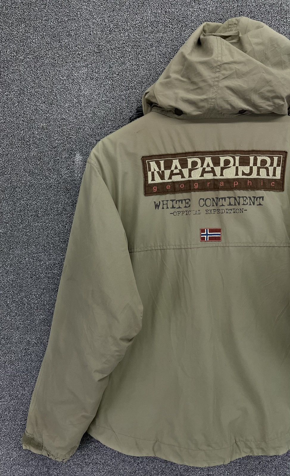 Napapijri Vintage Napapijri Geographic Hooded Zip Up Jacket Size US XS / EU 42 / 0 - 3 Thumbnail