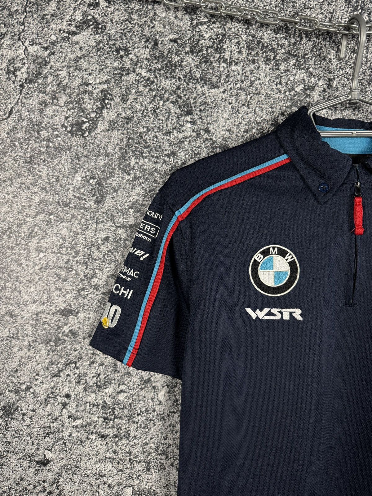 BMW Men’s WSR BMW Racing 1/4 Zip Polo Shirt Protect X Size S Size US S / EU 44-46 / 1 - 3 Thumbnail