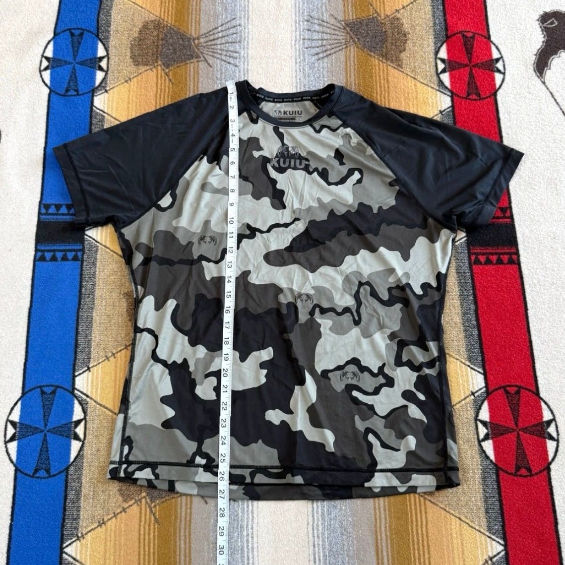 Vintage KUIU Shirt Camouflage Short Sleeve Men’s Medium Black Spandex Coolmax Wicking Hunting Short Sleeve Shirt Men’s Medium Size US M / EU 48-50 / 2 - 7 Thumbnail