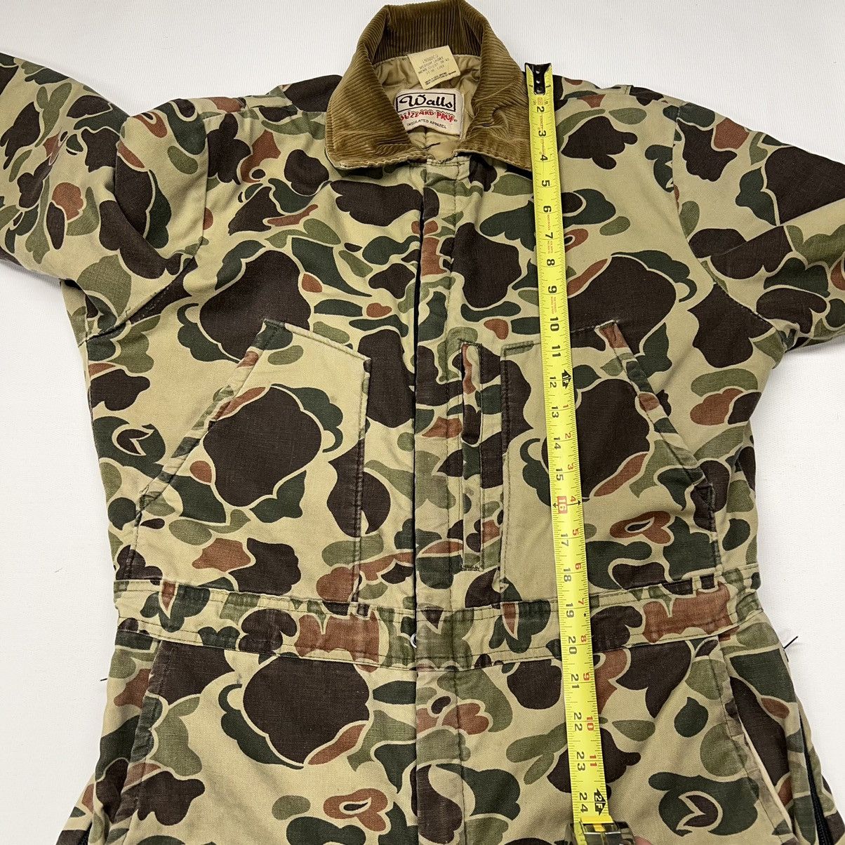 Vintage × Walls VTG Walls Blizzard Pruf Coverall Duck Camo Insulated Zip 90s Size US M / EU 48-50 / 2 - 22 Thumbnail