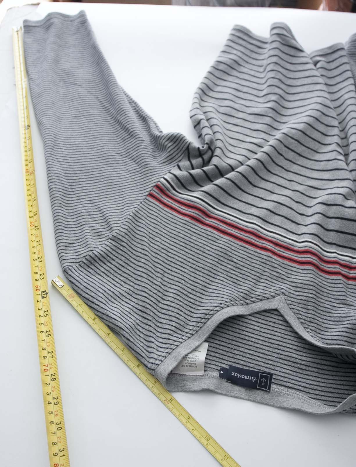 Armor-Lux Armor Lux Sweater Breton Stripe Size 4/ L Gray Size US L / EU 52-54 / 3 - 3 Thumbnail