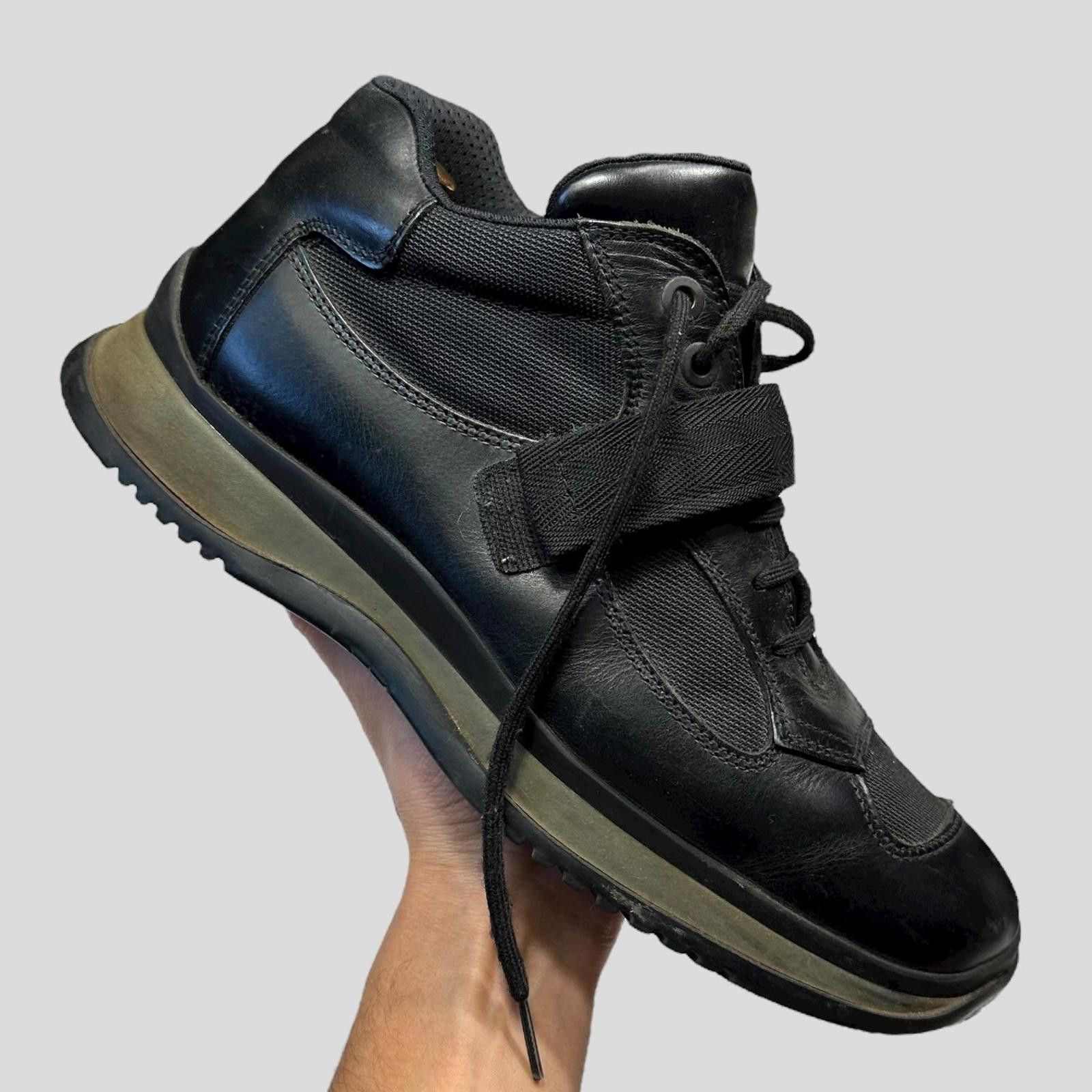 Prada Prada Sport 00’s Leather + Mesh Strapped Combat Boots UK8.5 Size US 9.5 / EU 42-43 - 8 Thumbnail