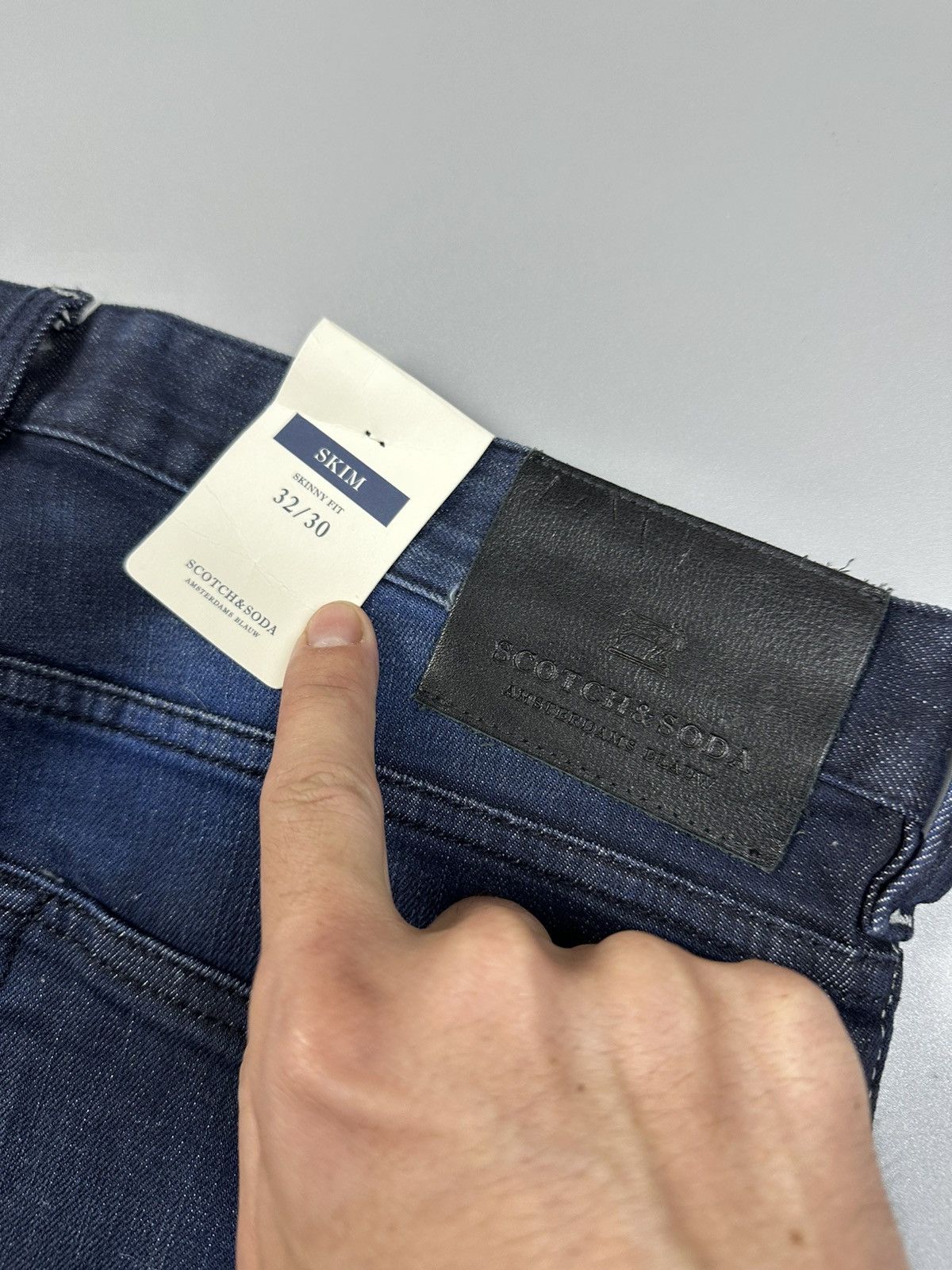 Scotch & Soda Scotch&Soda Blue Stripe Pattern Jeans Skinny Fit Size US 32 / EU 48 - 3 Thumbnail