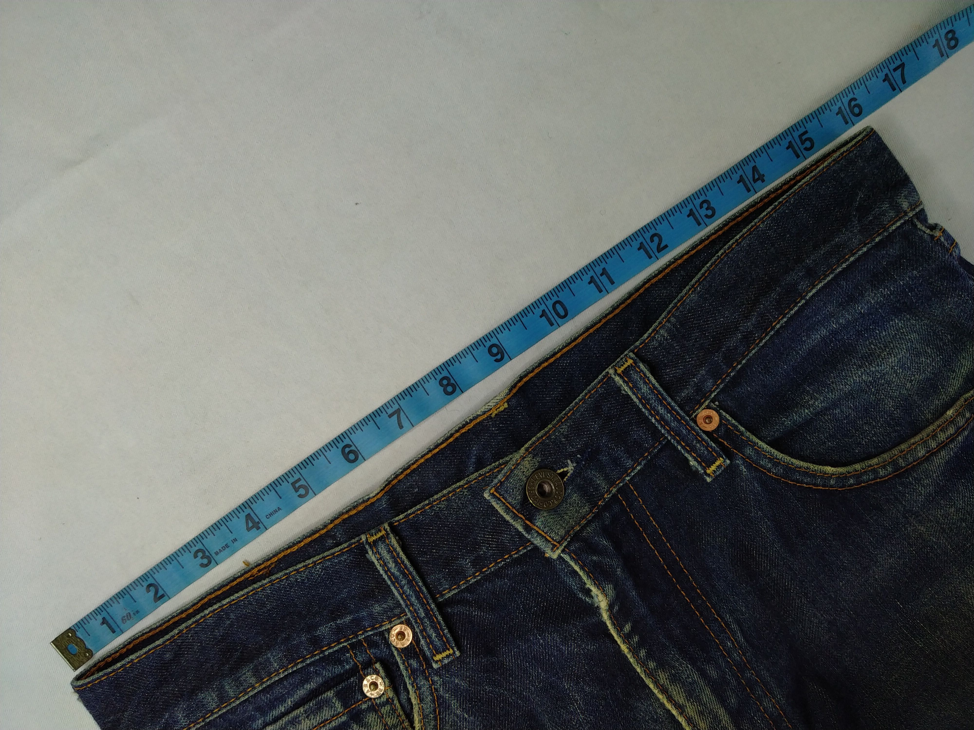 Japanese Brand Dirty Blue Vintage Levi's 503 Jeans 32x34 Denim -JN901 Size US 32 / EU 48 - 5 Thumbnail