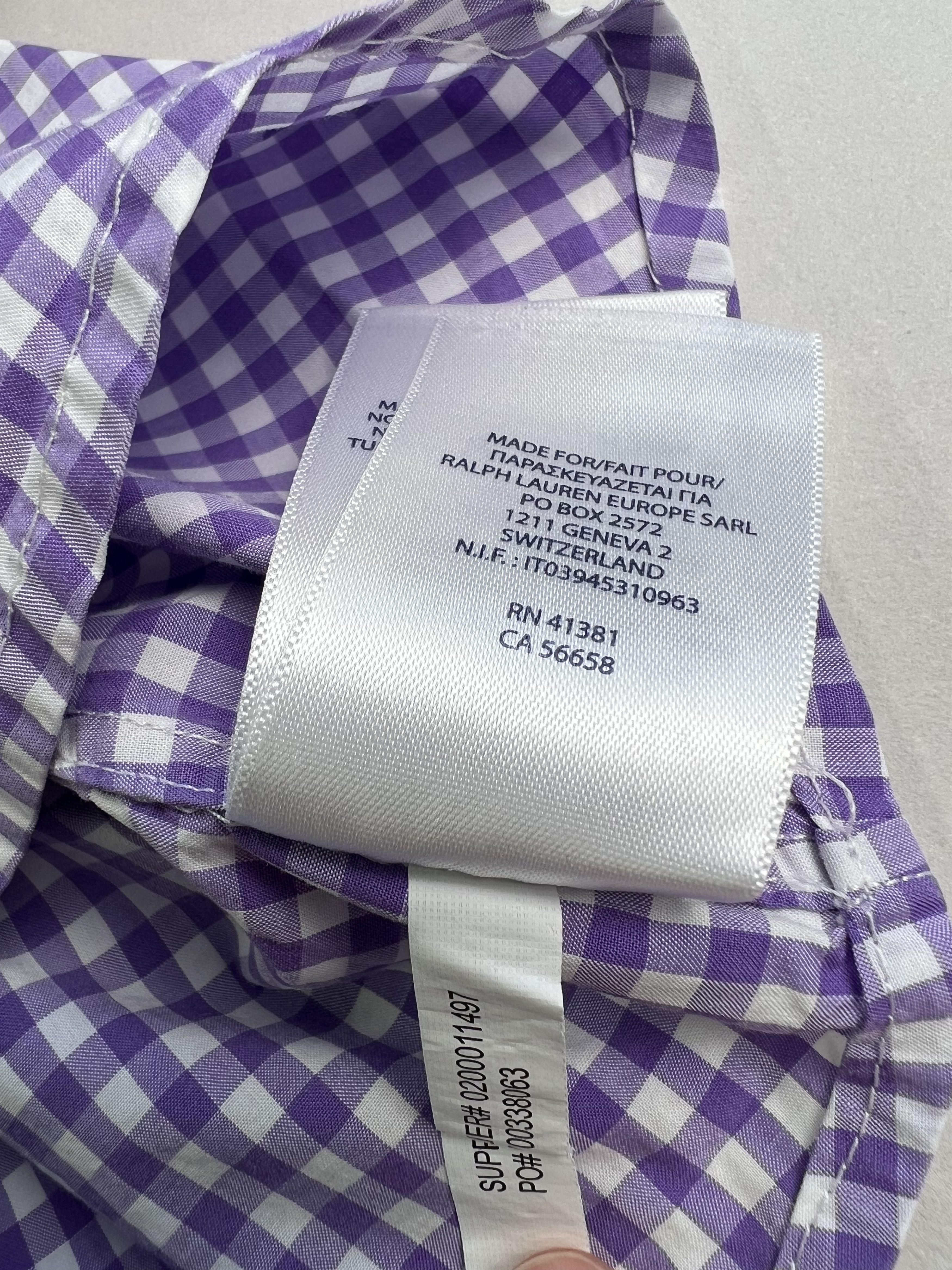 Ralph Lauren Ralph Lauren Cotton Checked Shirt White Pink Small Size US S / EU 44-46 / 1 - 7 Thumbnail