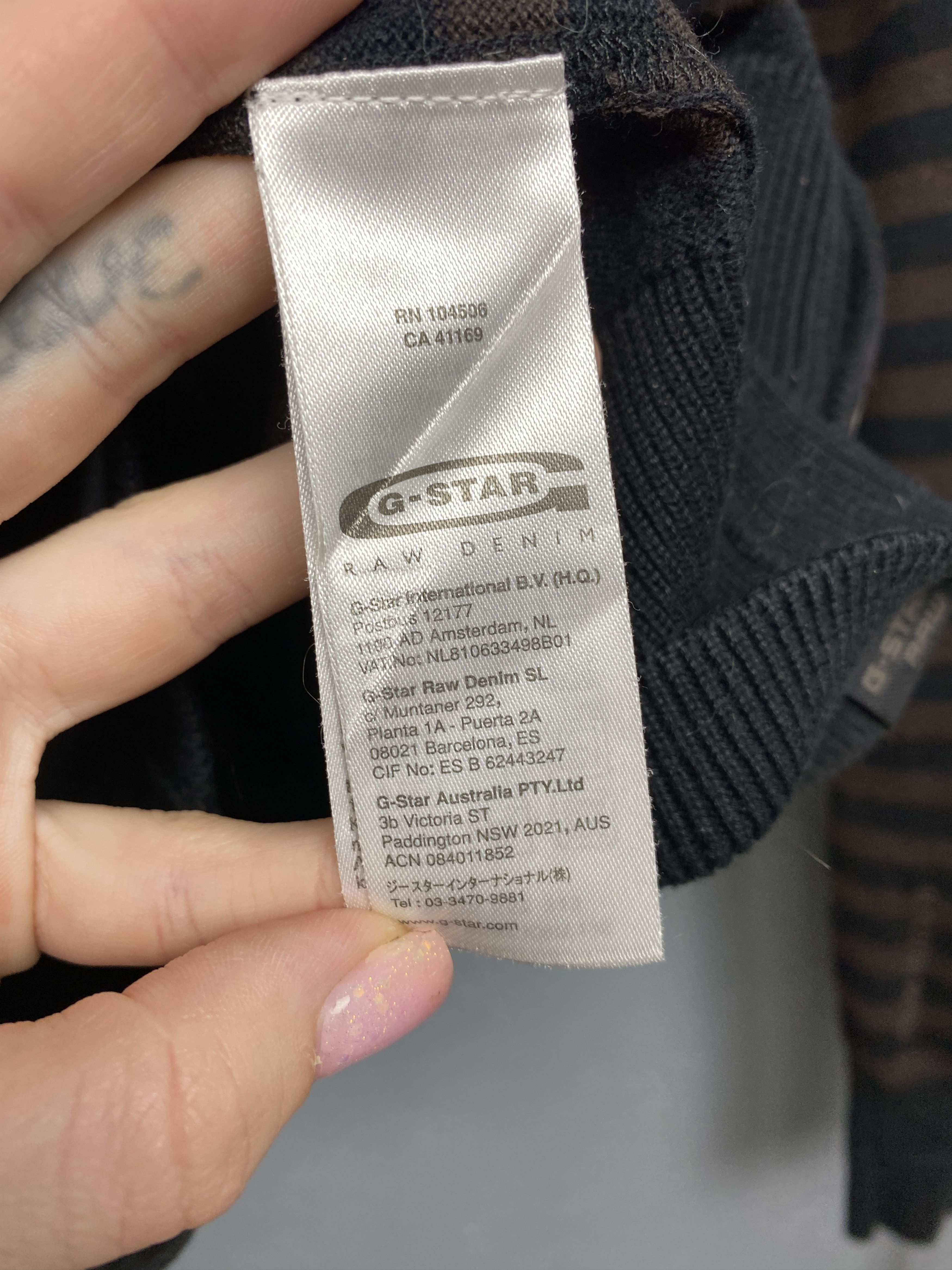 G-Star G Star Raw Vintage Mens Knit Cardigan Sweater Size US L / EU 52-54 / 3 - 6 Thumbnail